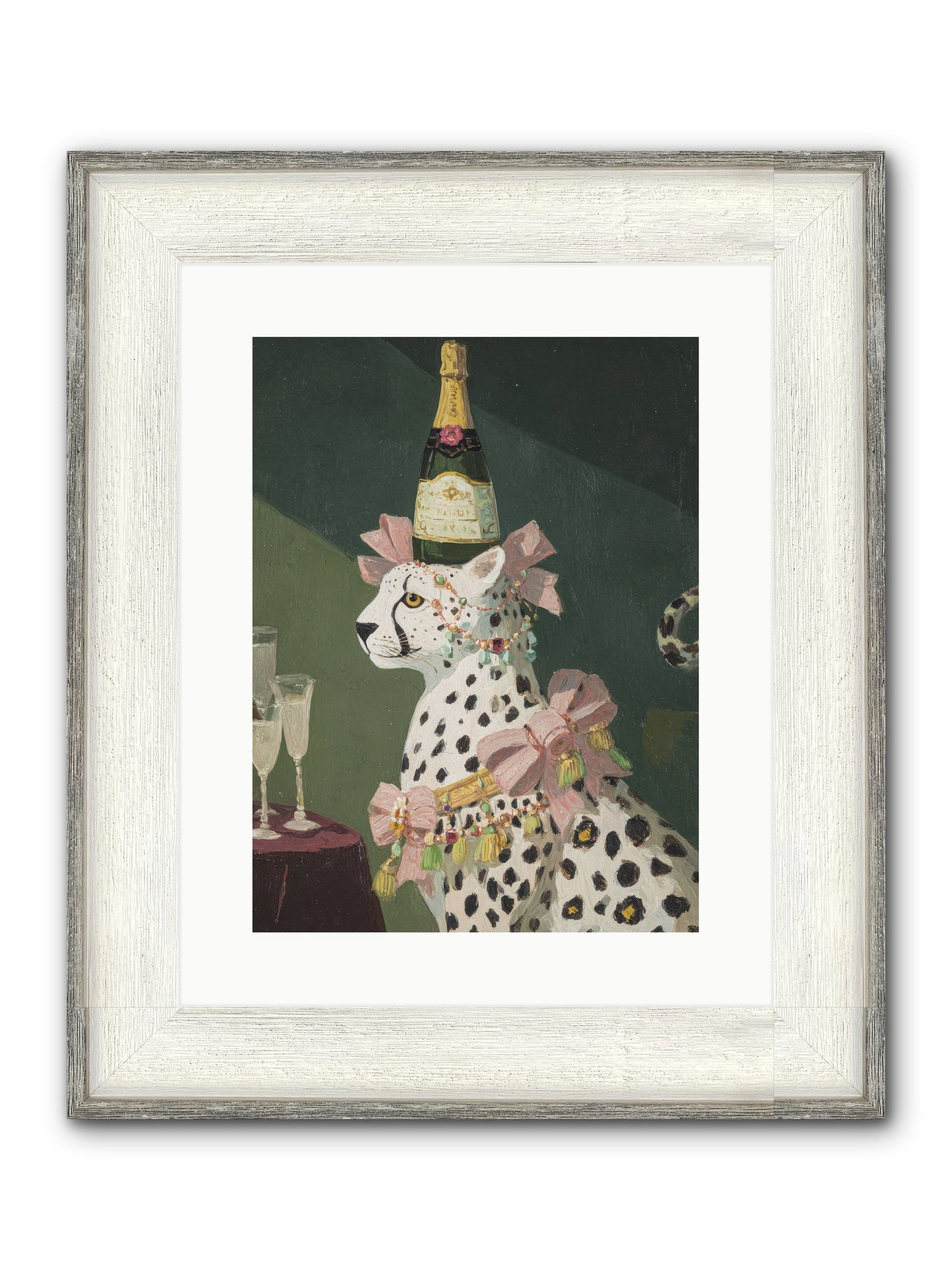 Gilded Enchantment No.1 Framed Print - Driftwood White 12x16