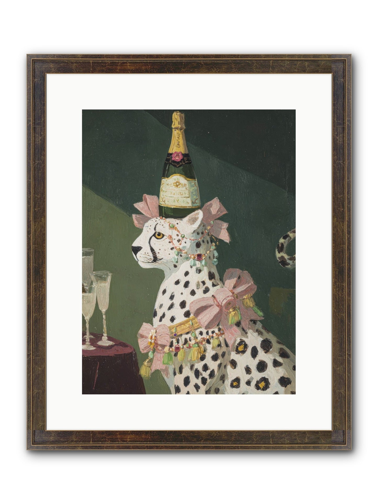 Gilded Enchantment No.1 Framed Print - Slimwoods Black/Gold 12x16