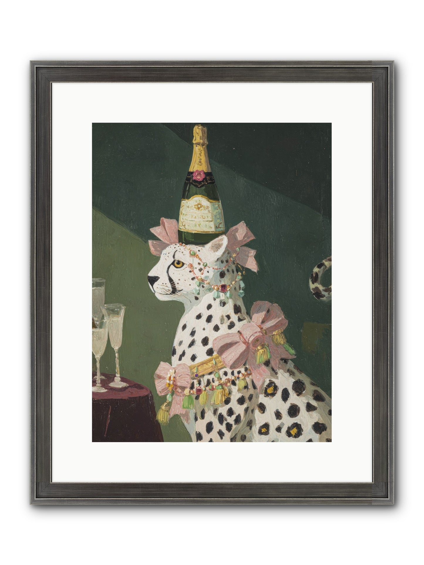 Gilded Enchantment No.1 Framed Print - Slimwoods Black/Silver 12x16