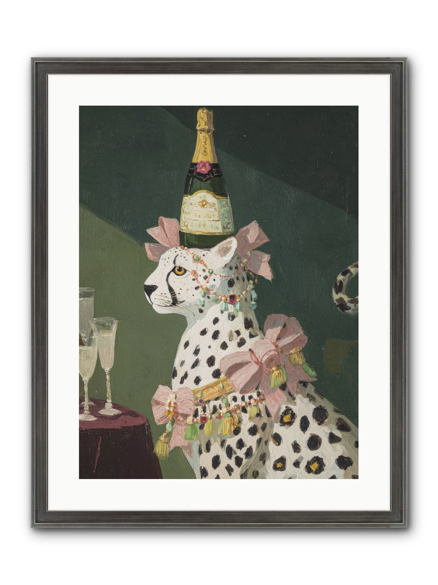 Gilded Enchantment No.1 Framed Print - Slimwoods Black/Silver 18x24