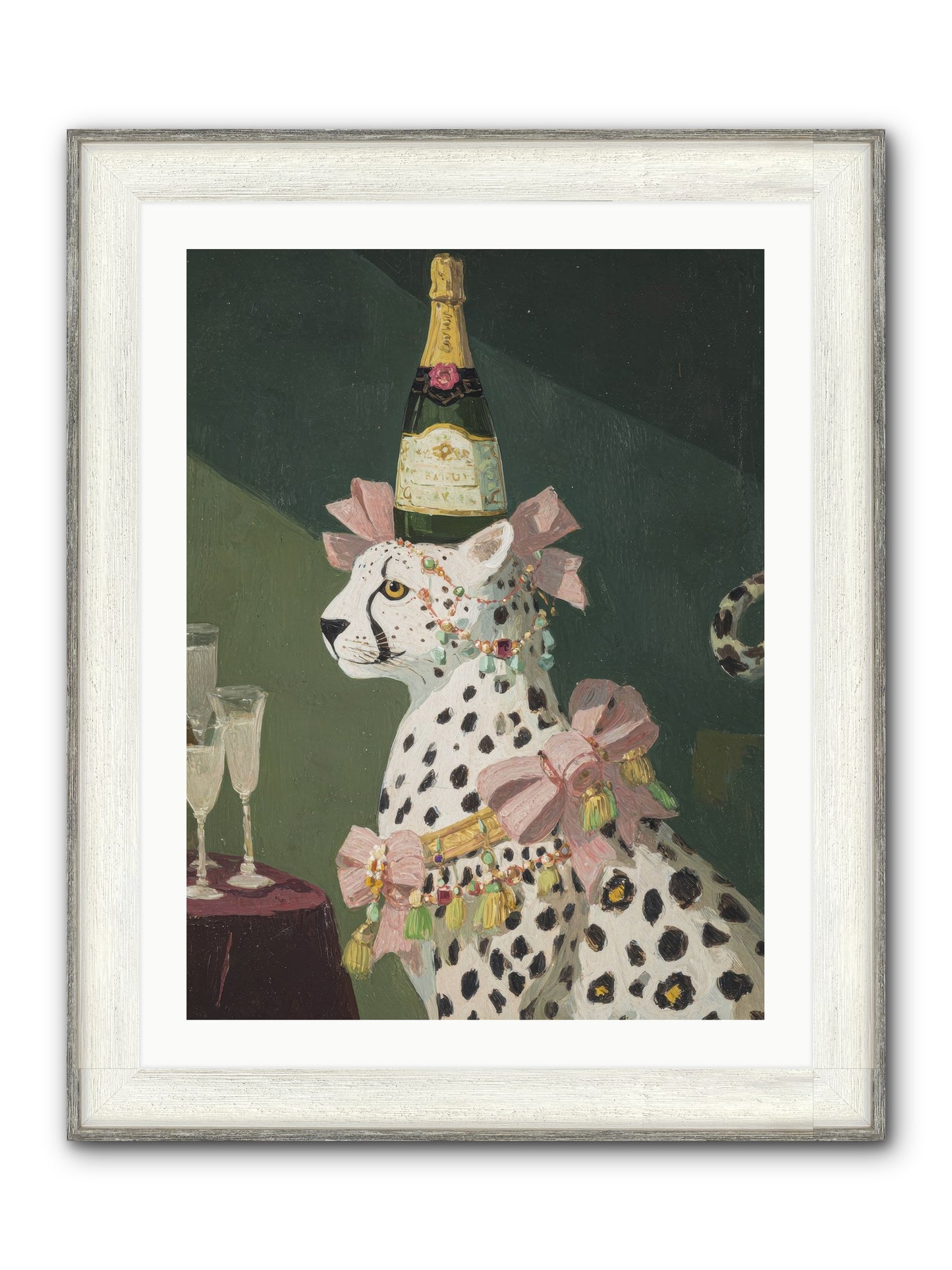 Gilded Enchantment No.1 Framed Print - Driftwood White 24x32