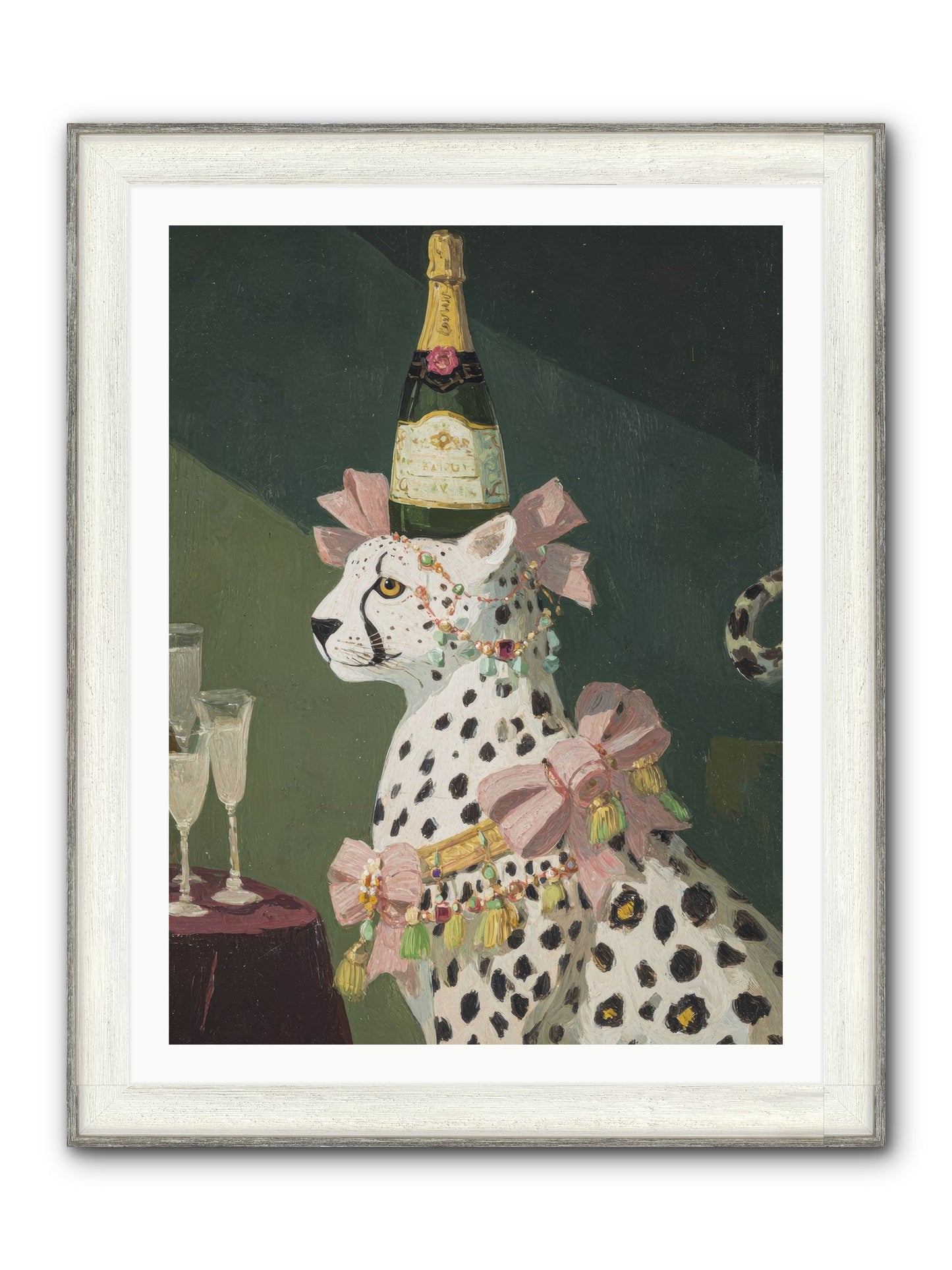 Gilded Enchantment No.1 Framed Print - Driftwood White 30x40