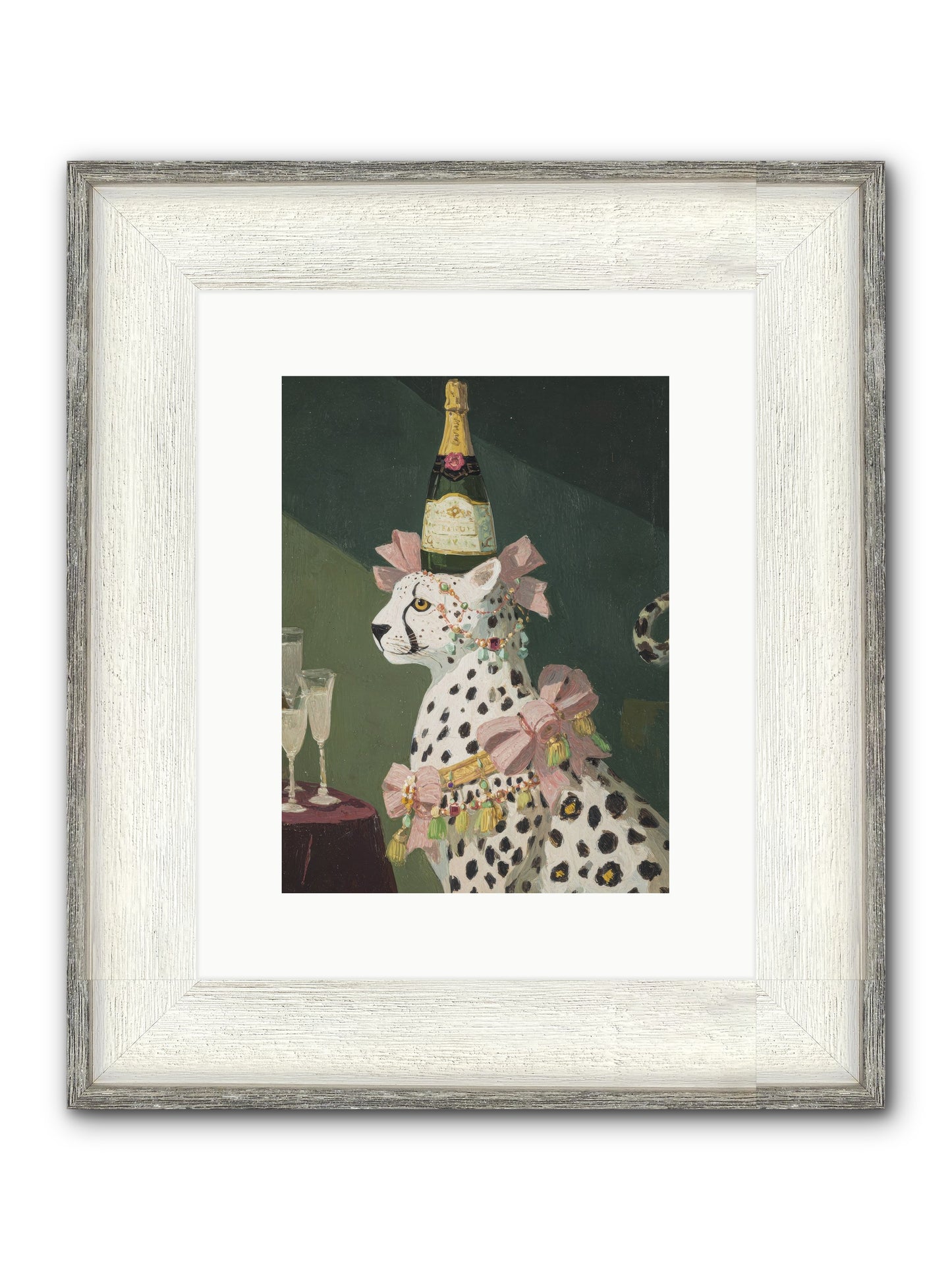 Gilded Enchantment No.1 Framed Print - Driftwood White 9x12