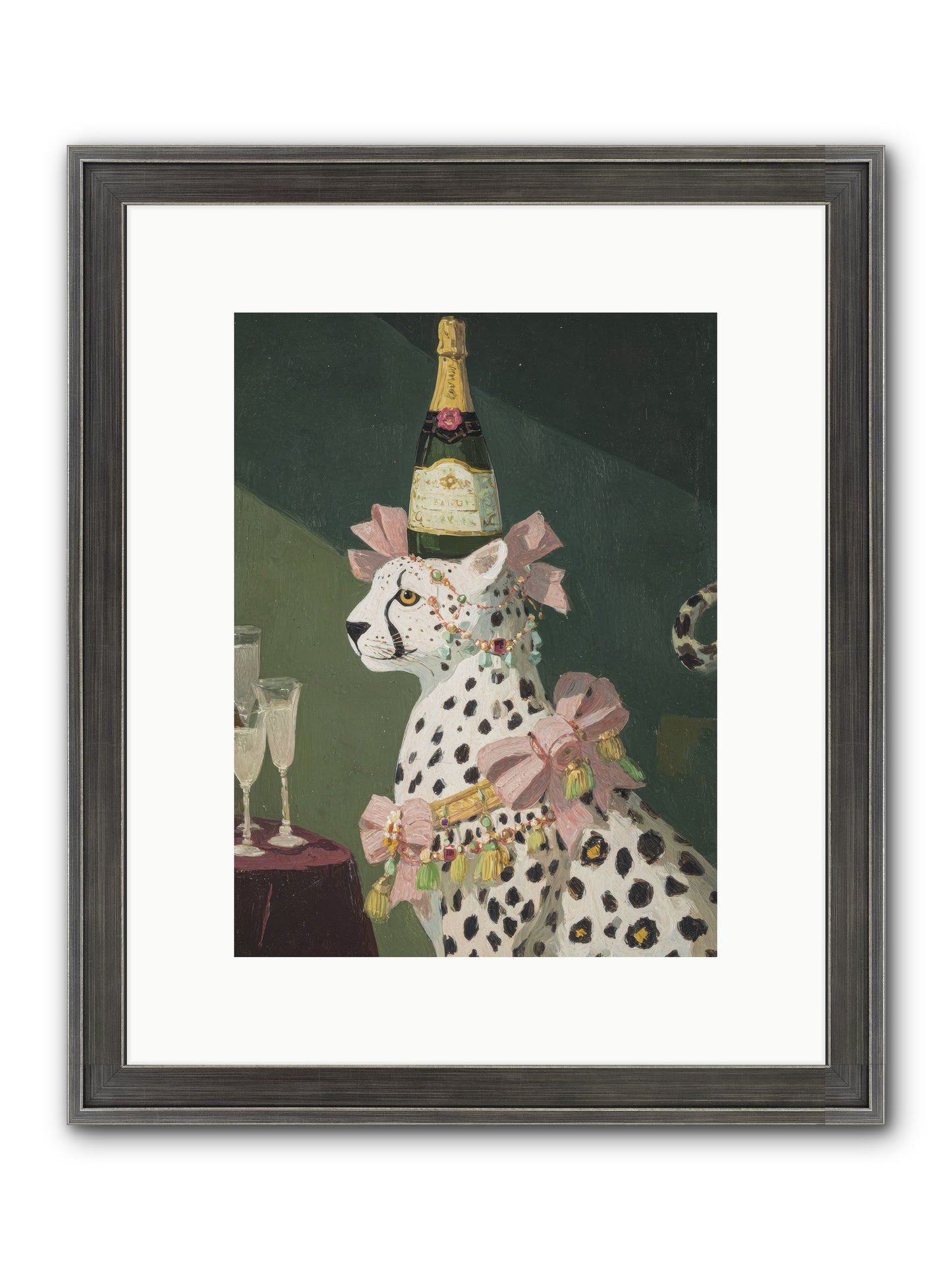Gilded Enchantment No.1 Framed Print - Slimwoods Black/Silver 9x12
