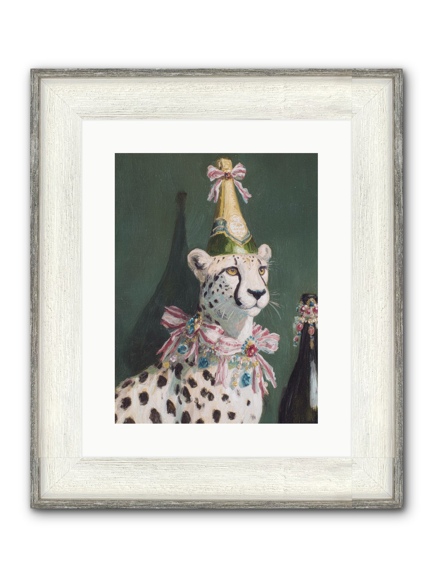 Gilded Enchantment No.2 Framed Print - Driftwood White 12x16