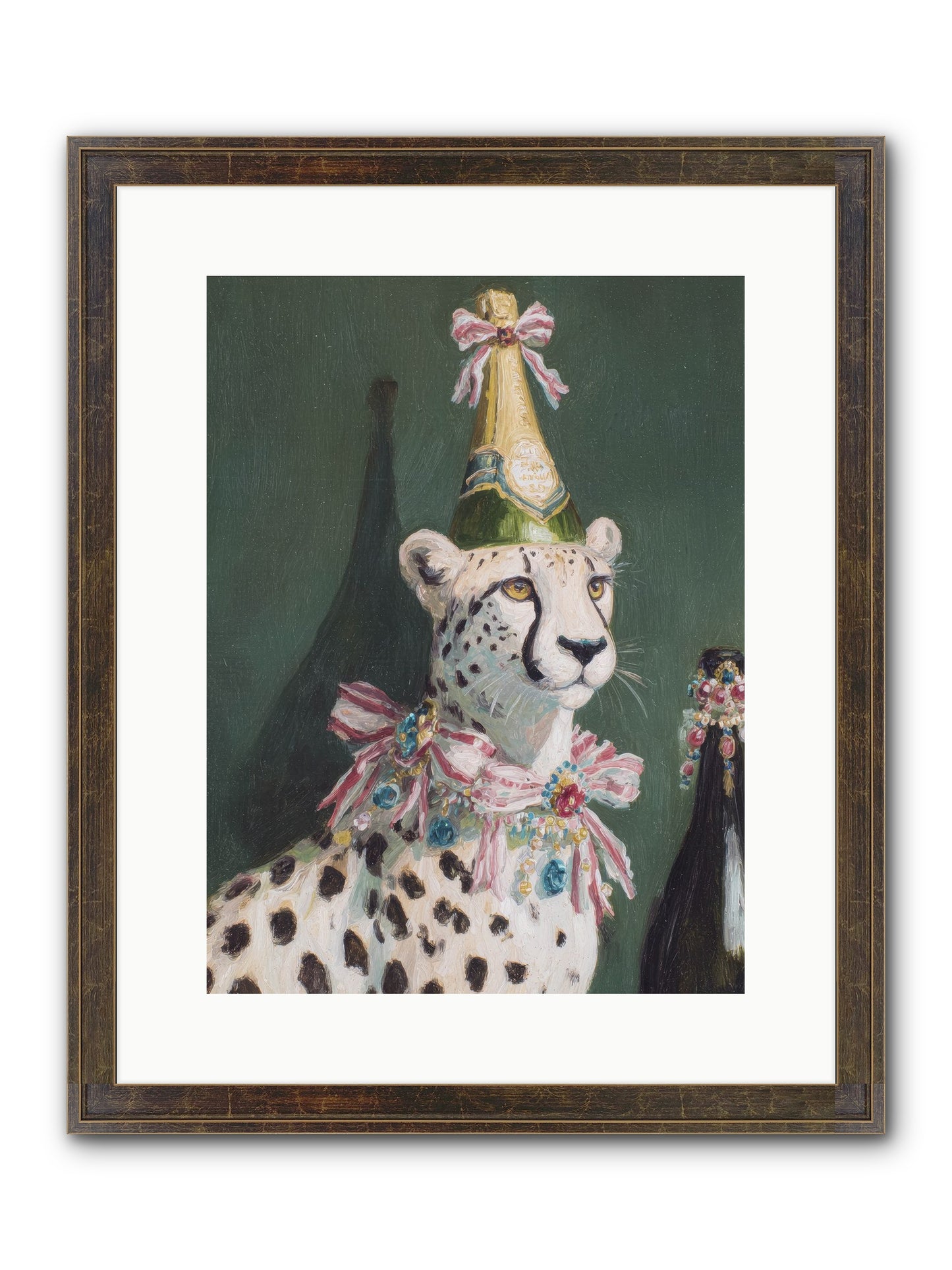 Gilded Enchantment No.2 Framed Print - Slimwoods Black/Gold 12x16
