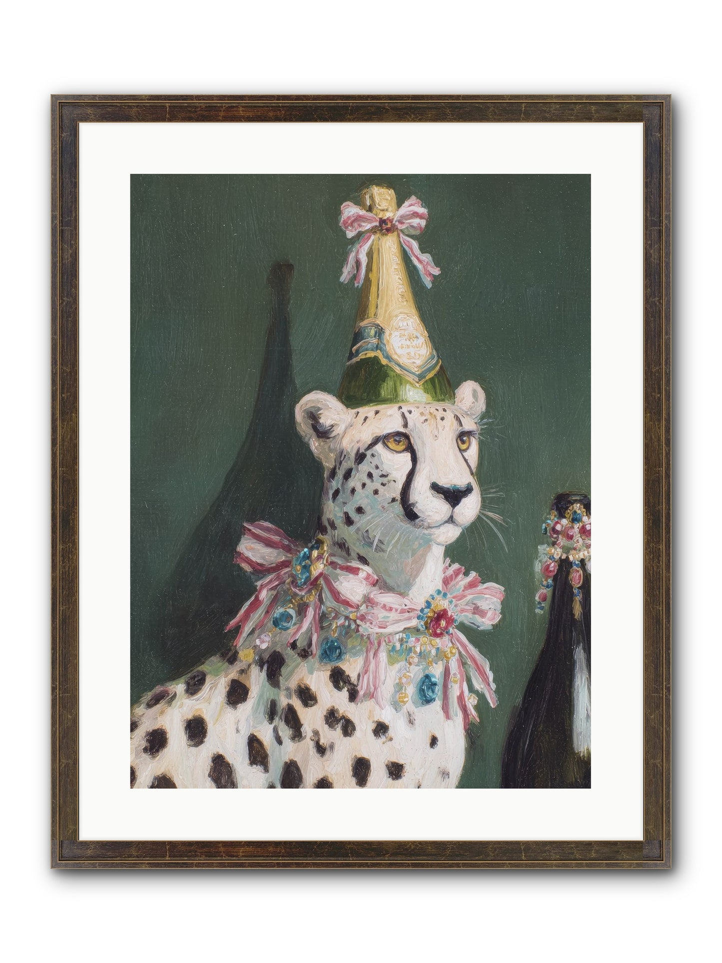 Gilded Enchantment No.2 Framed Print - Slimwoods Black/Gold 18x24