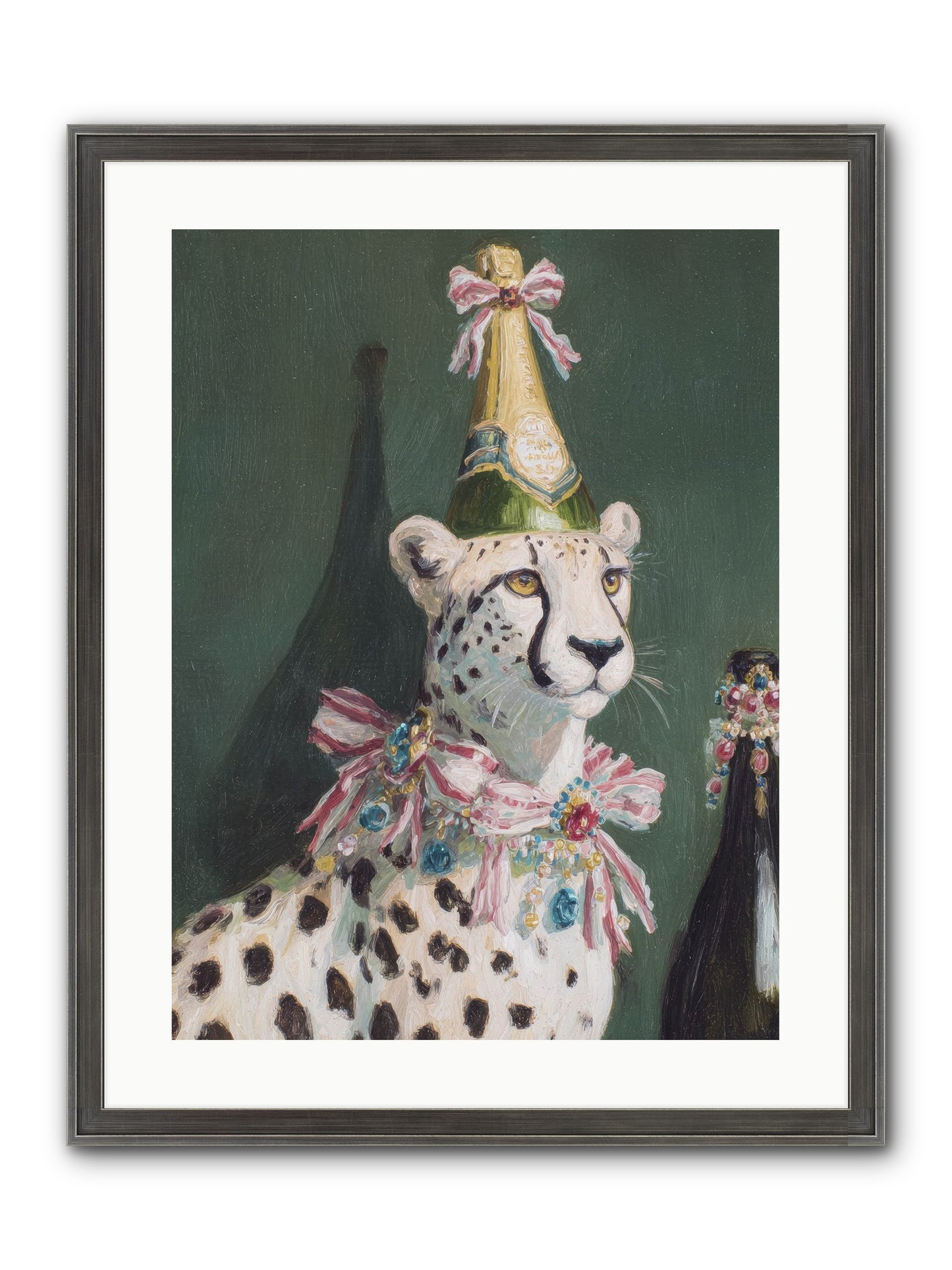 Gilded Enchantment No.2 Framed Print - Slimwoods Black/Silver 18x24