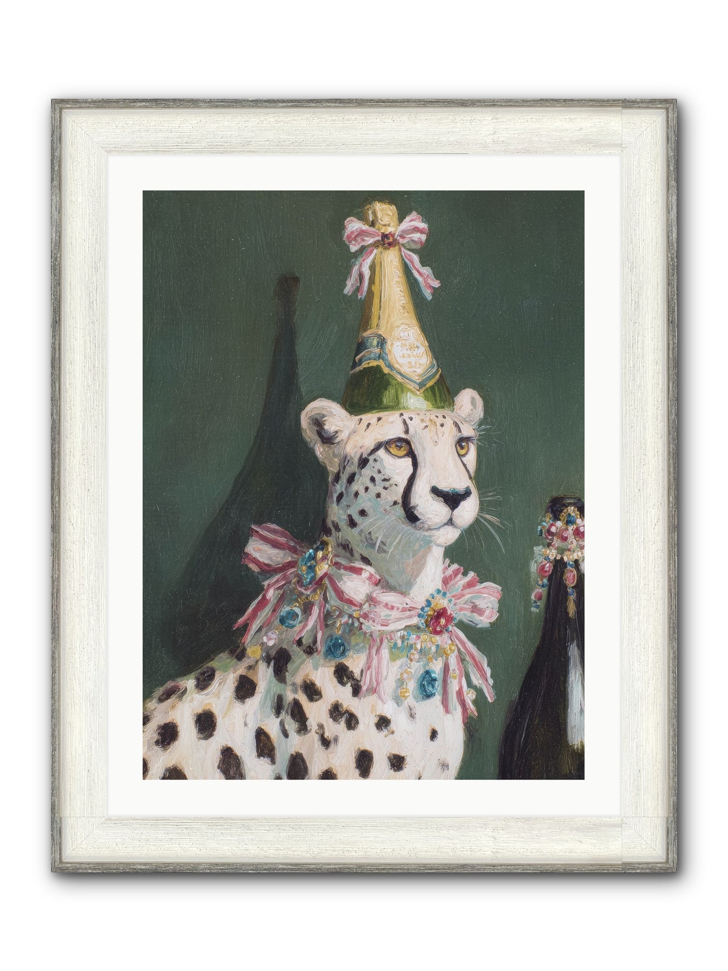 Gilded Enchantment No.2 Framed Print - Driftwood White 24x32