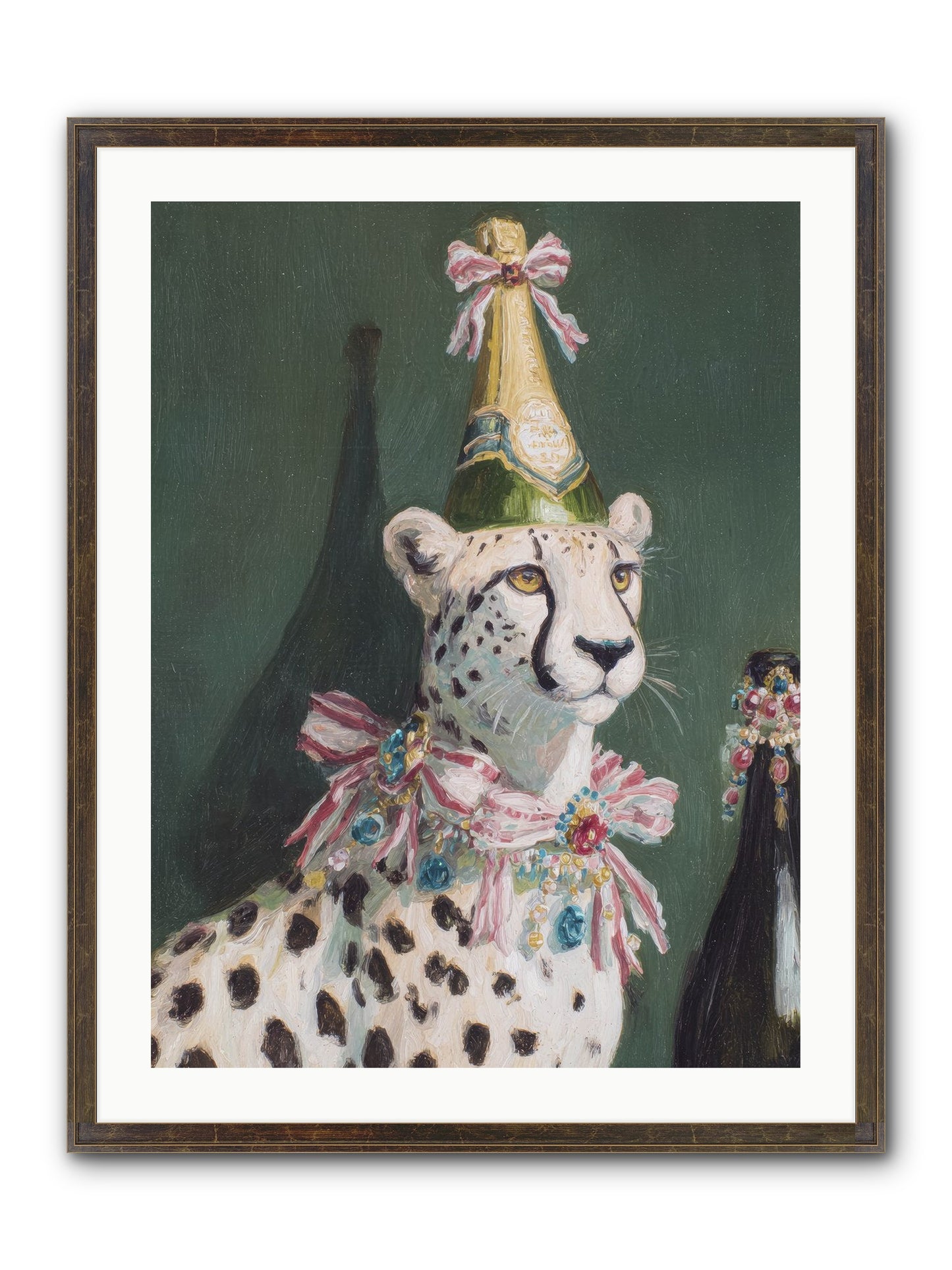Gilded Enchantment No.2 Framed Print - Slimwoods Black/Gold 24x32