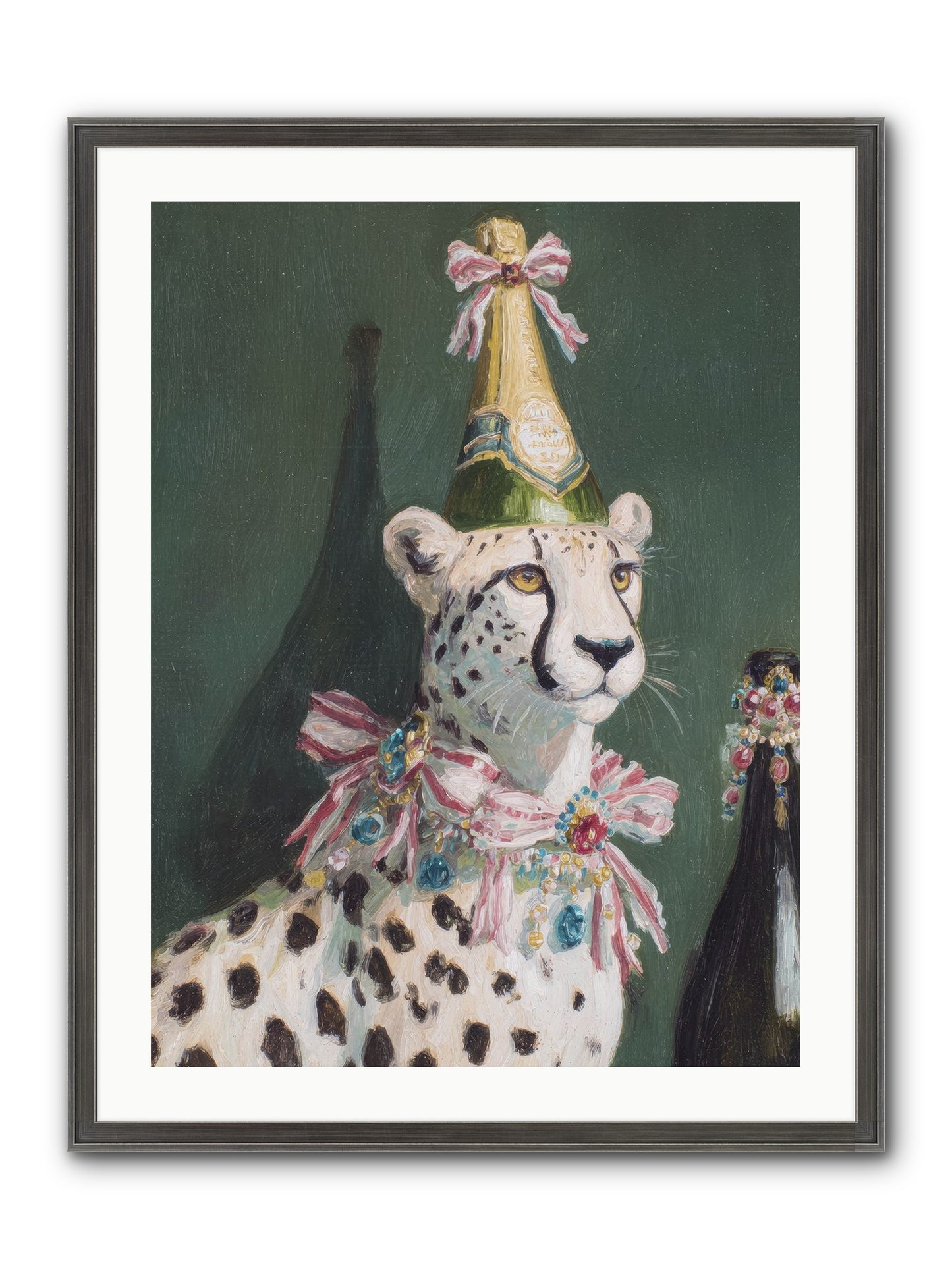 Gilded Enchantment No.2 Framed Print - Slimwoods Black/Silver 24x32