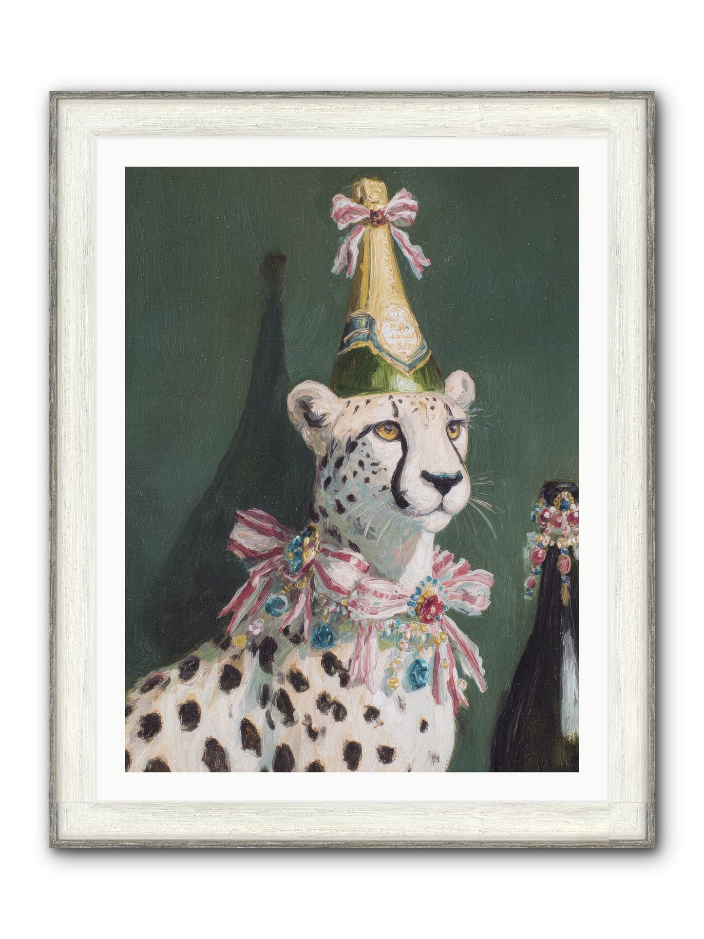 Gilded Enchantment No.2 Framed Print - Driftwood White 30x40