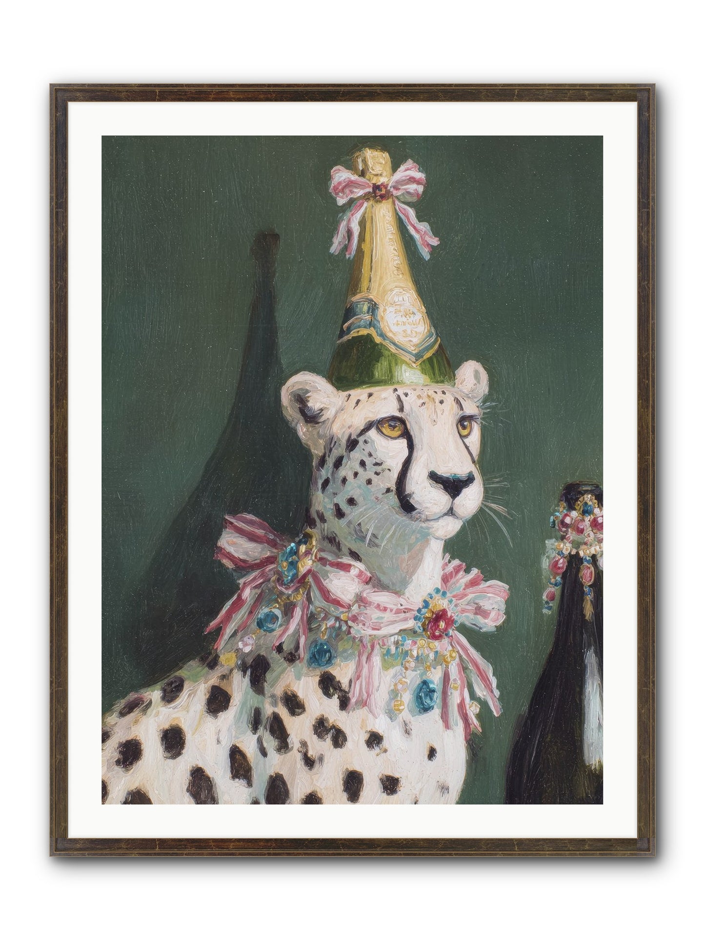 Gilded Enchantment No.2 Framed Print - Slimwoods Black/Gold 30x40