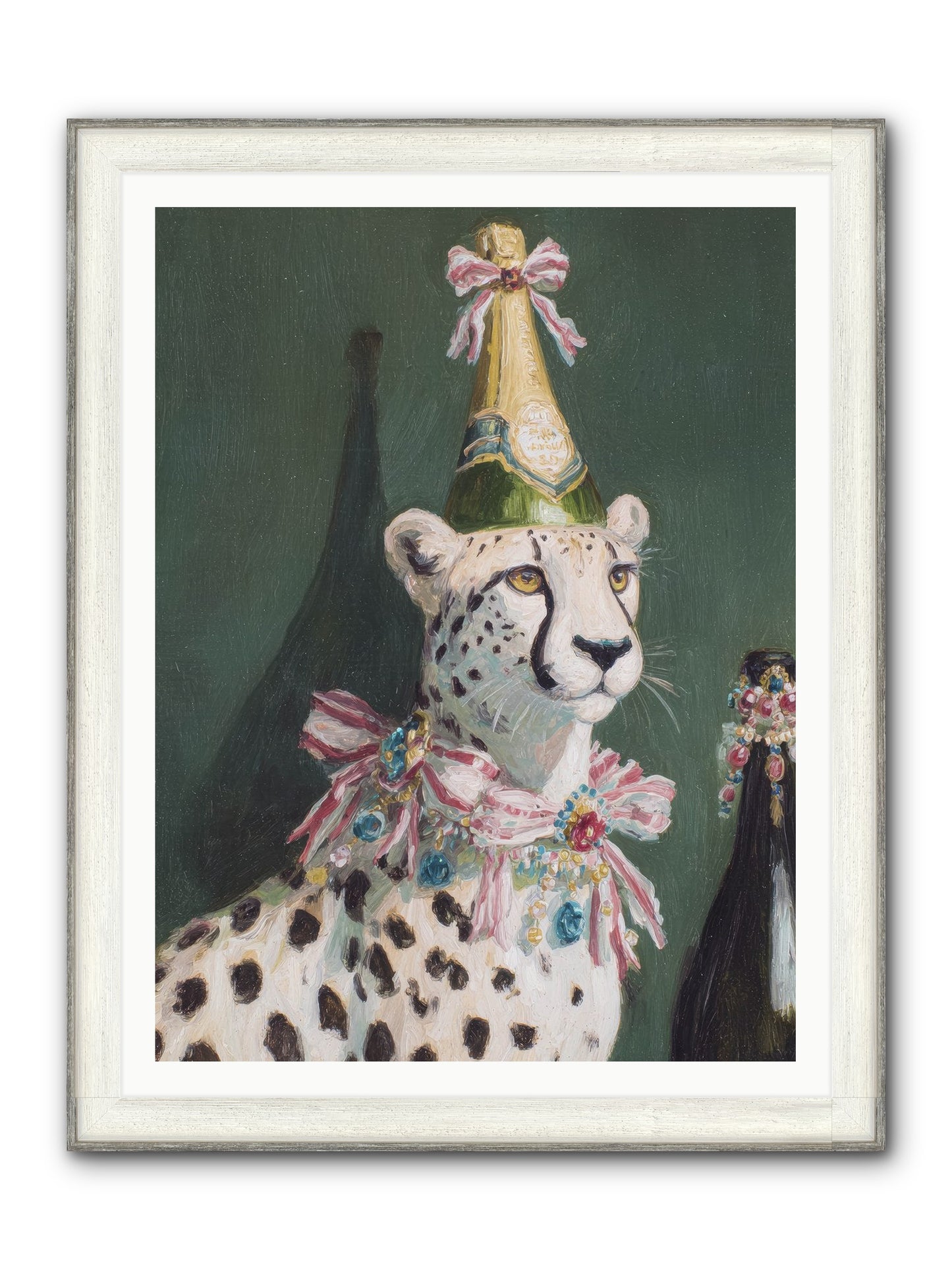 Gilded Enchantment No.2 Framed Print - Driftwood White 36x48