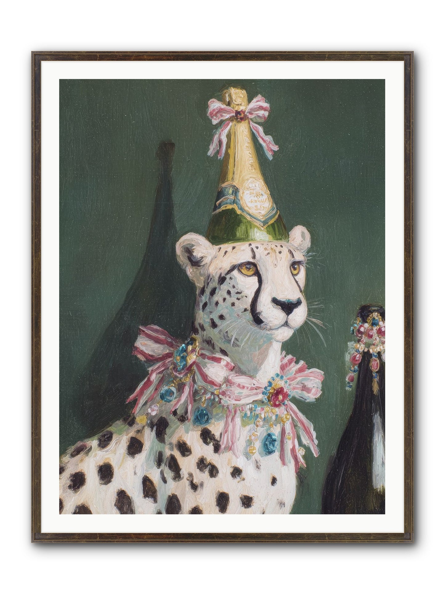 Gilded Enchantment No.2 Framed Print - Slimwoods Black/Gold 36x48