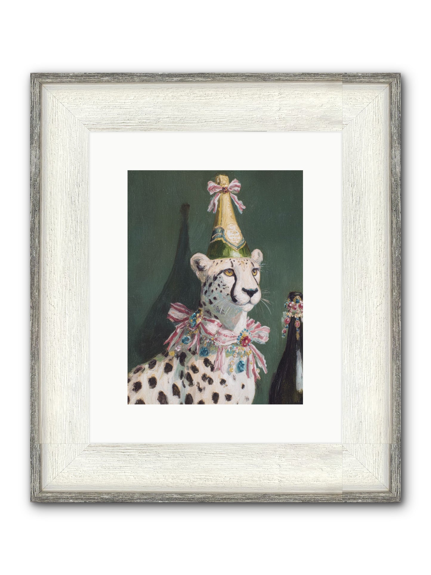 Gilded Enchantment No.2 Framed Print - Driftwood White 9x12