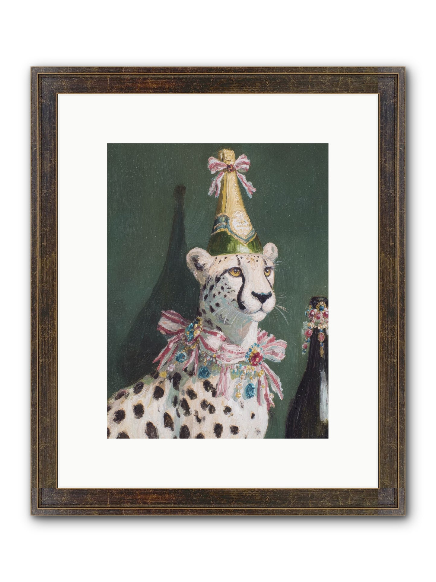 Gilded Enchantment No.2 Framed Print - Slimwoods Black/Gold 9x12
