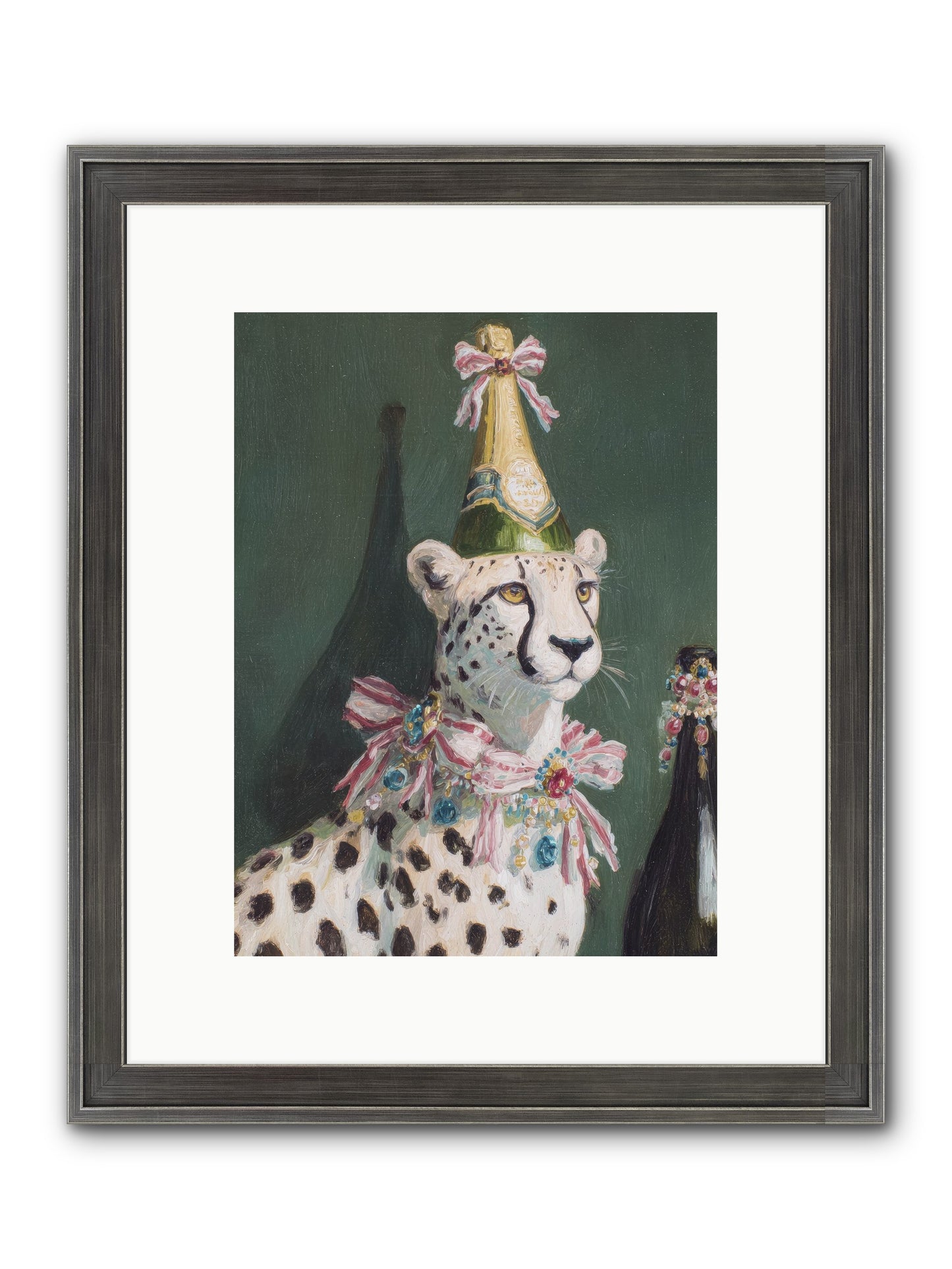 Gilded Enchantment No.2 Framed Print - Slimwoods Black/Silver 9x12