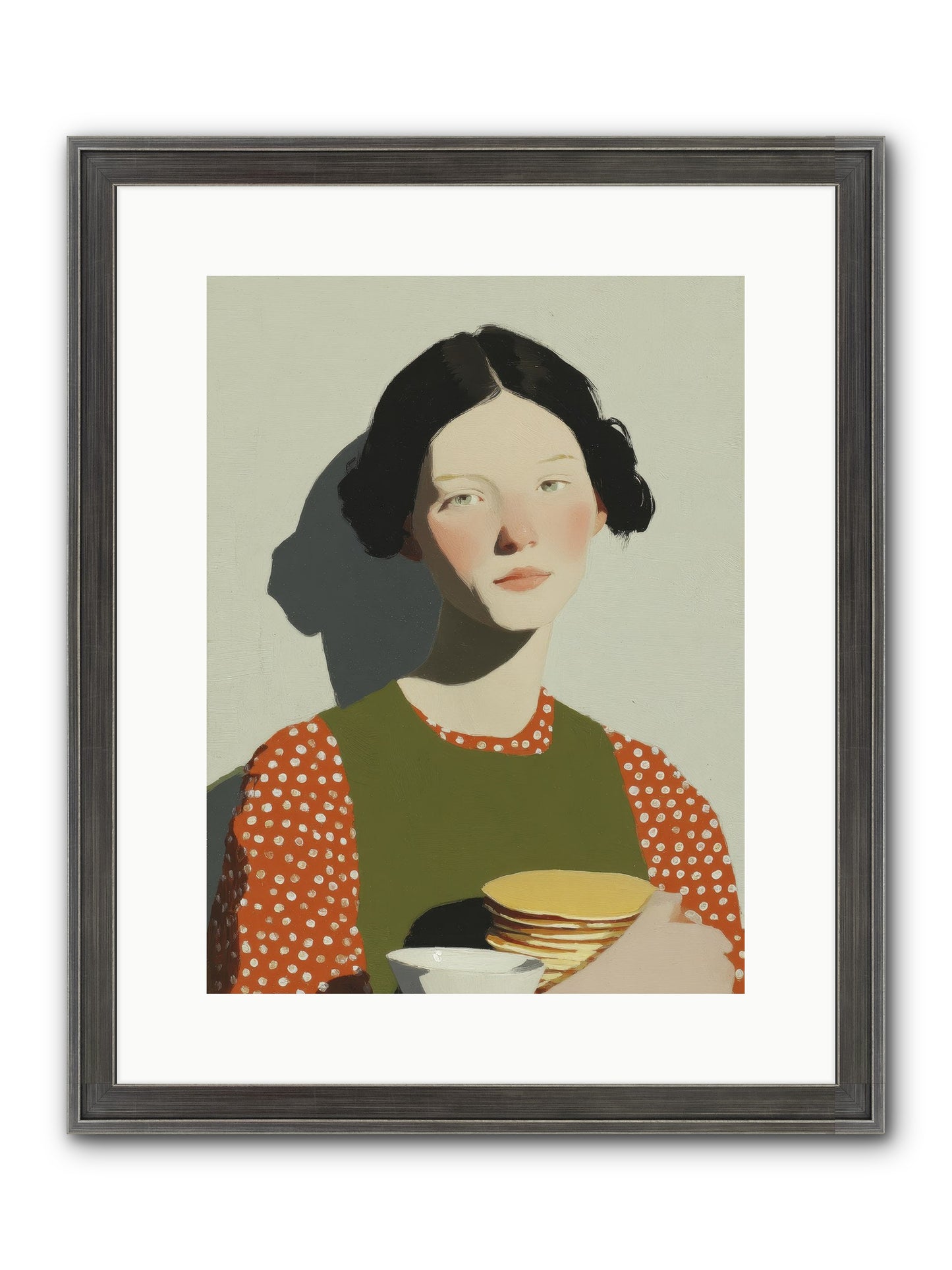 Gilded Stillness Framed Print - Slimwoods Black/Silver 12x16