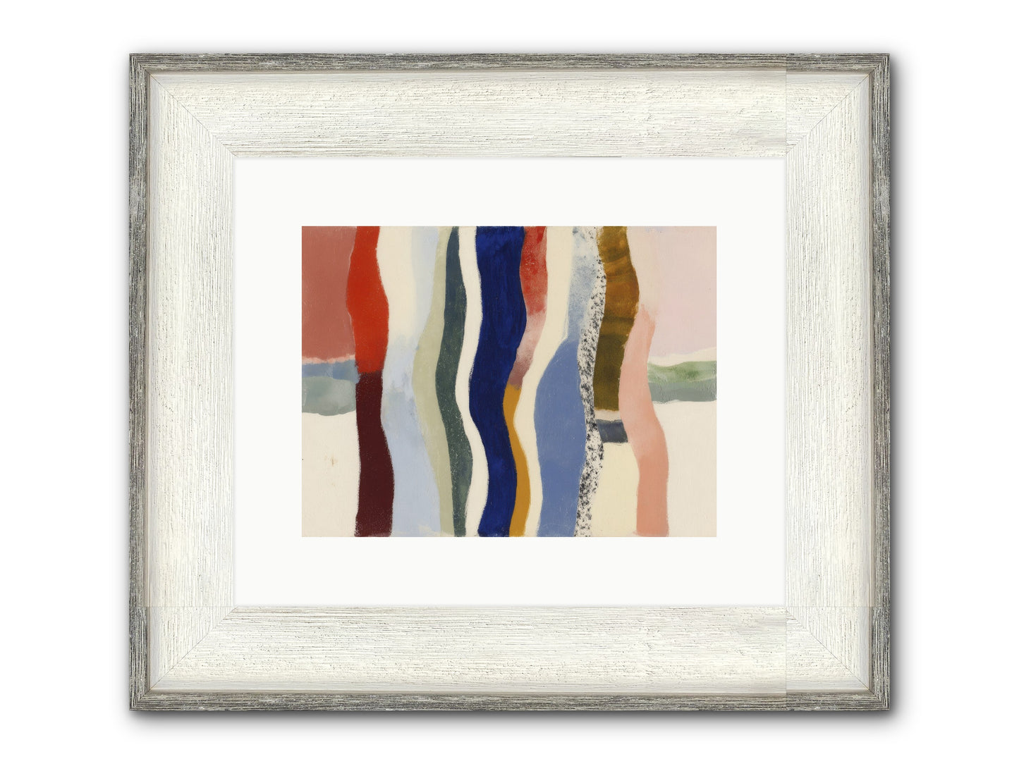 Glance Framed Print - Driftwood White 12x9