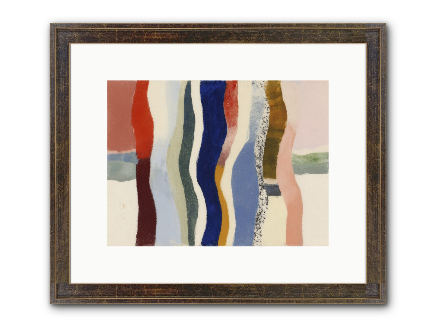 Glance Framed Print - Slimwoods Black/Gold 12x9