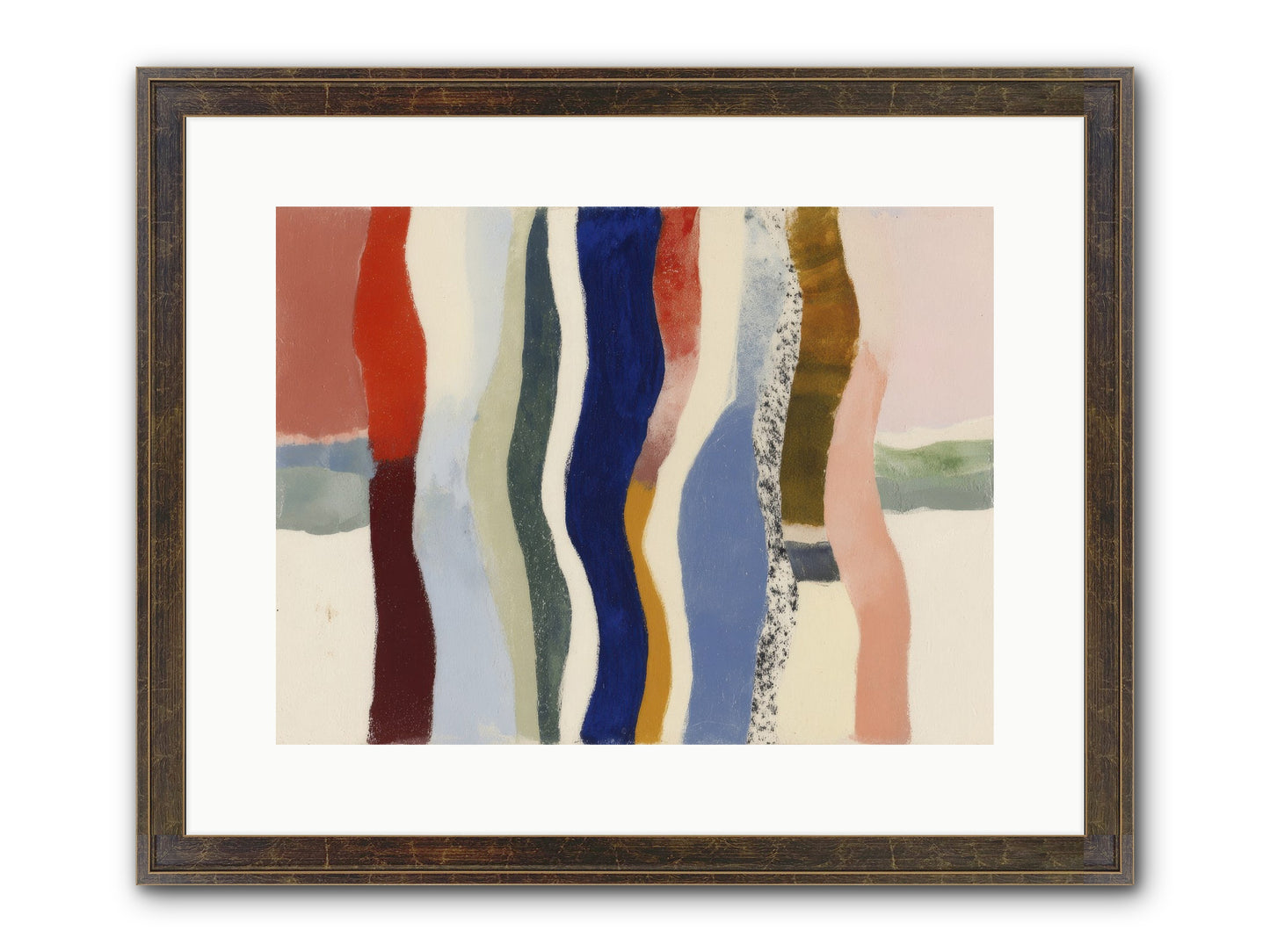 Glance Framed Print - Slimwoods Black/Gold 16x12