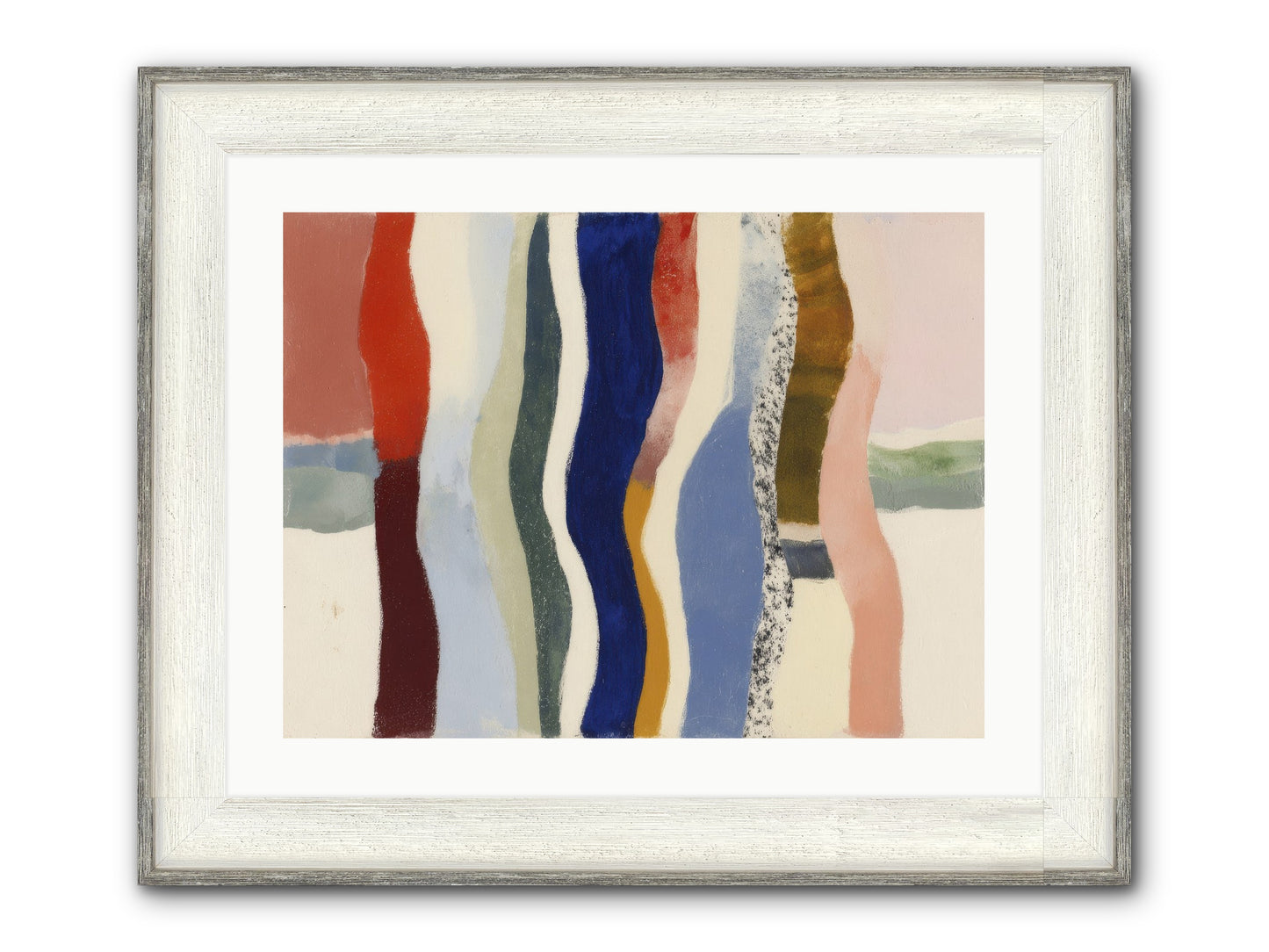 Glance Framed Print - Driftwood White 24x18