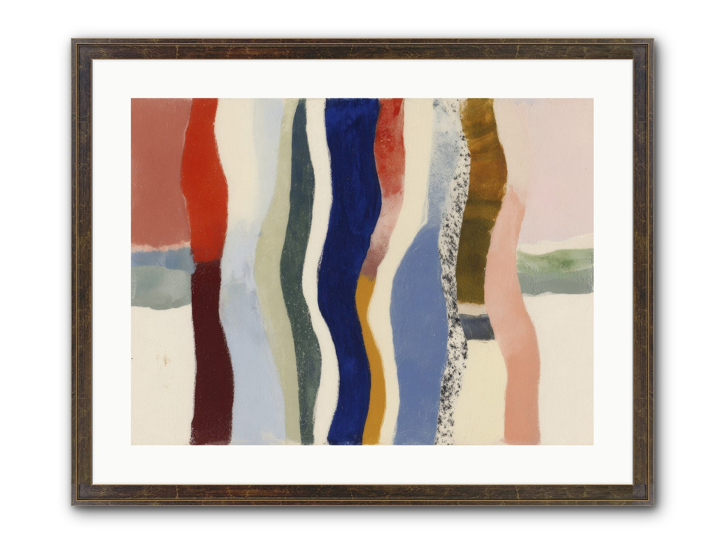Glance Framed Print - Slimwoods Black/Gold 24x18
