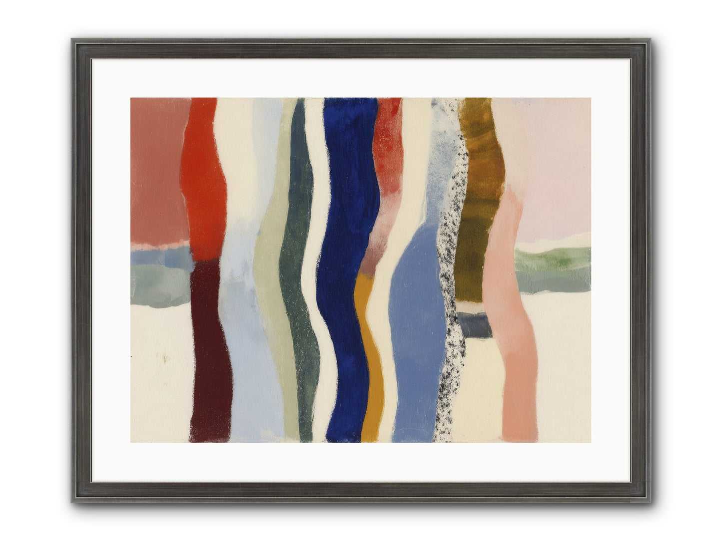 Glance Framed Print - Slimwoods Black/Silver 24x18