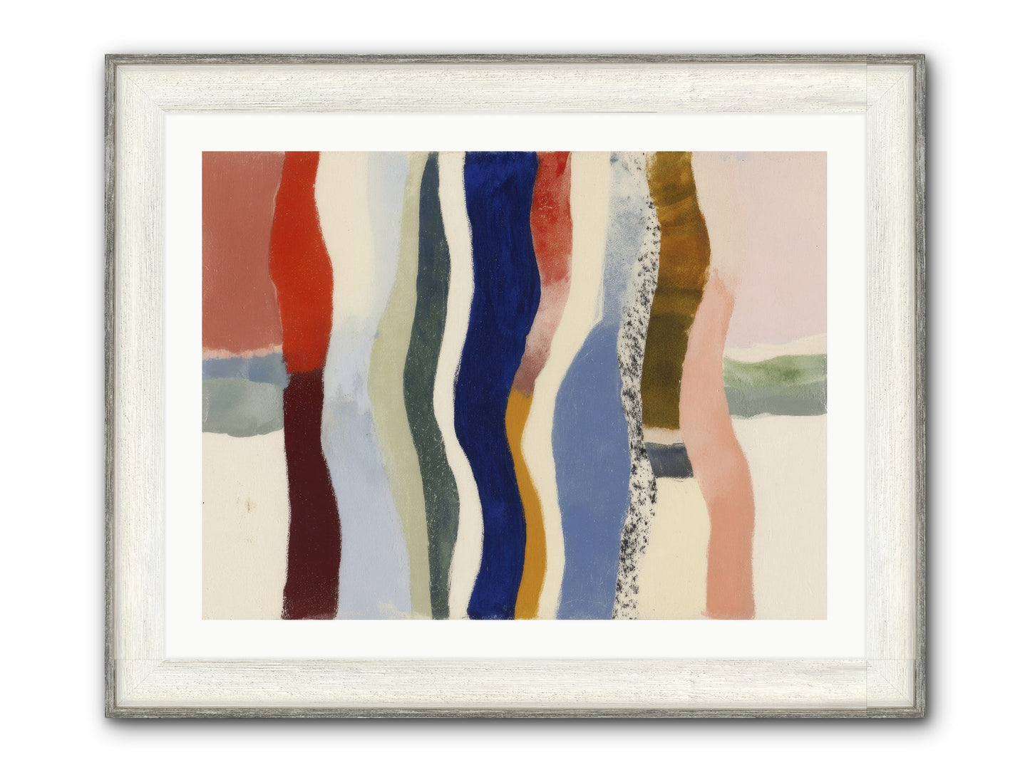 Glance Framed Print - Driftwood White 32x24