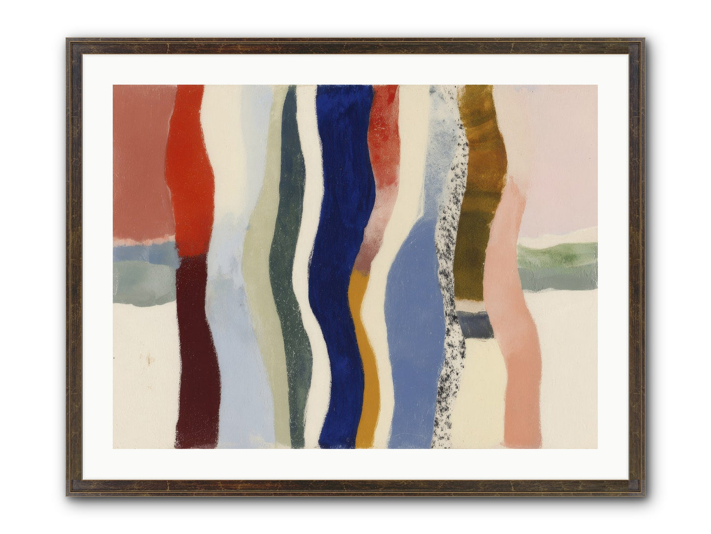 Glance Framed Print - Slimwoods Black/Gold 32x24