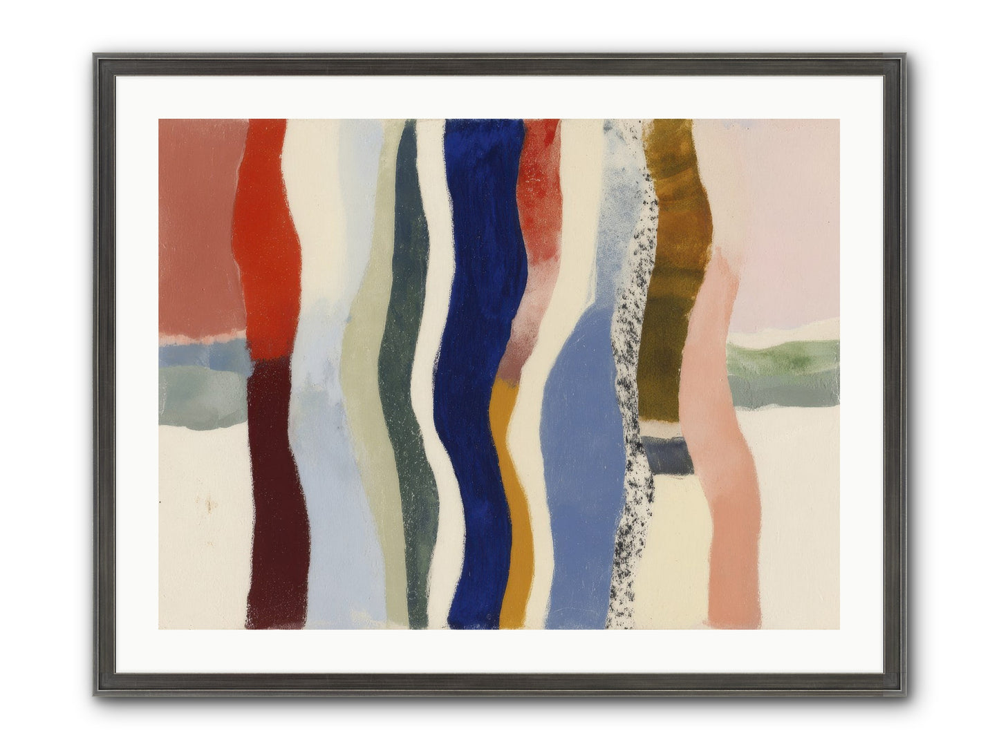 Glance Framed Print - Slimwoods Black/Silver 32x24