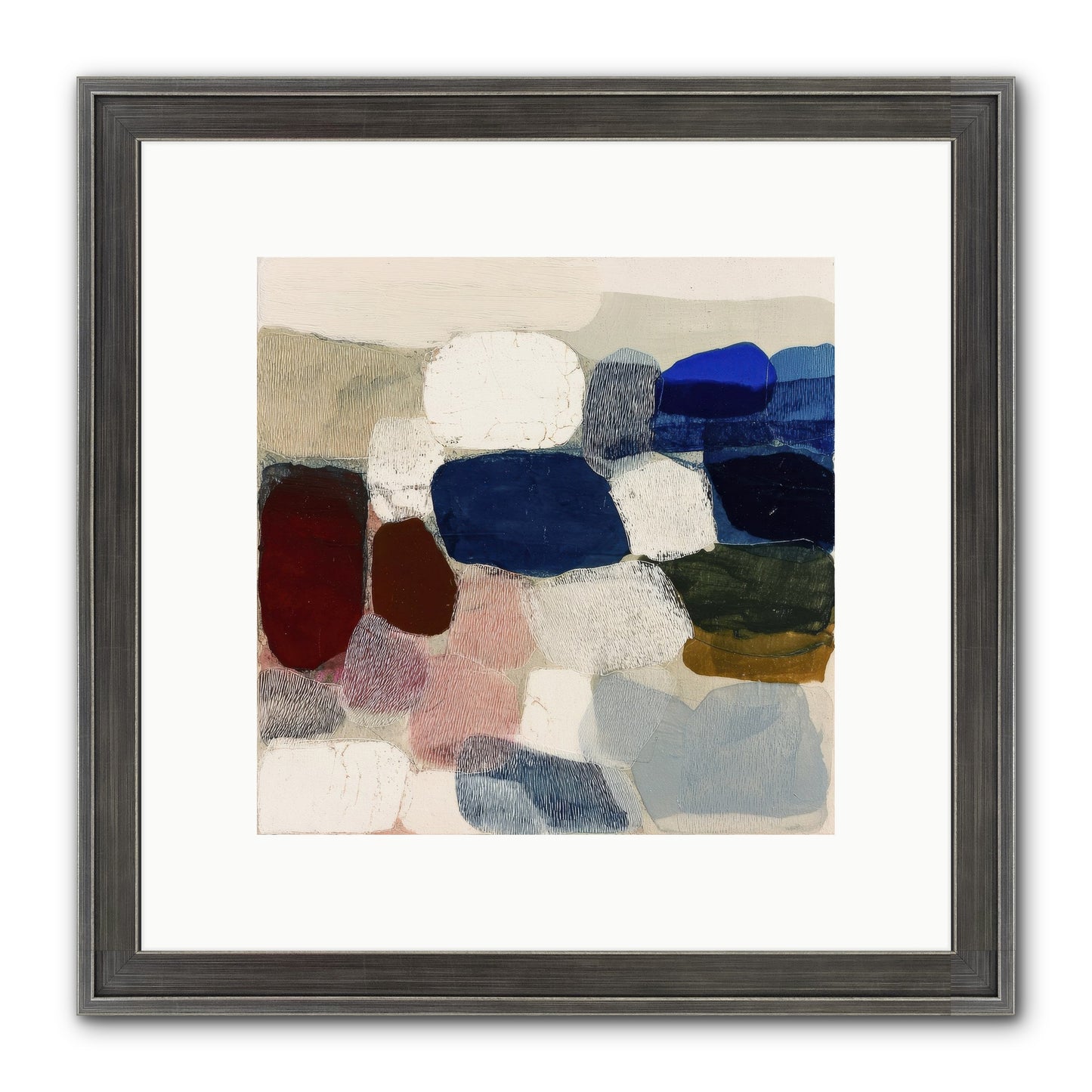 Glass Horizon Framed Print - Slimwoods Black/Silver 10x10