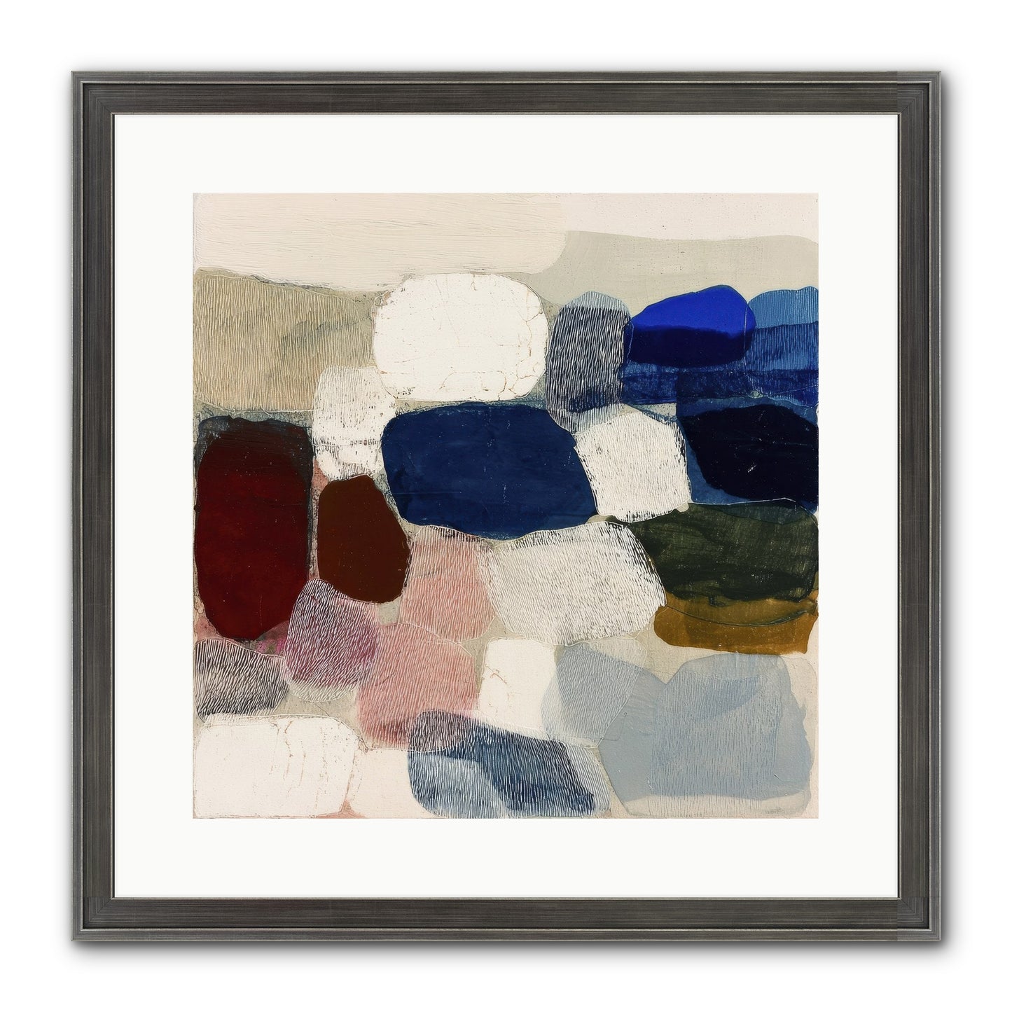 Glass Horizon Framed Print - Slimwoods Black/Silver 16x16