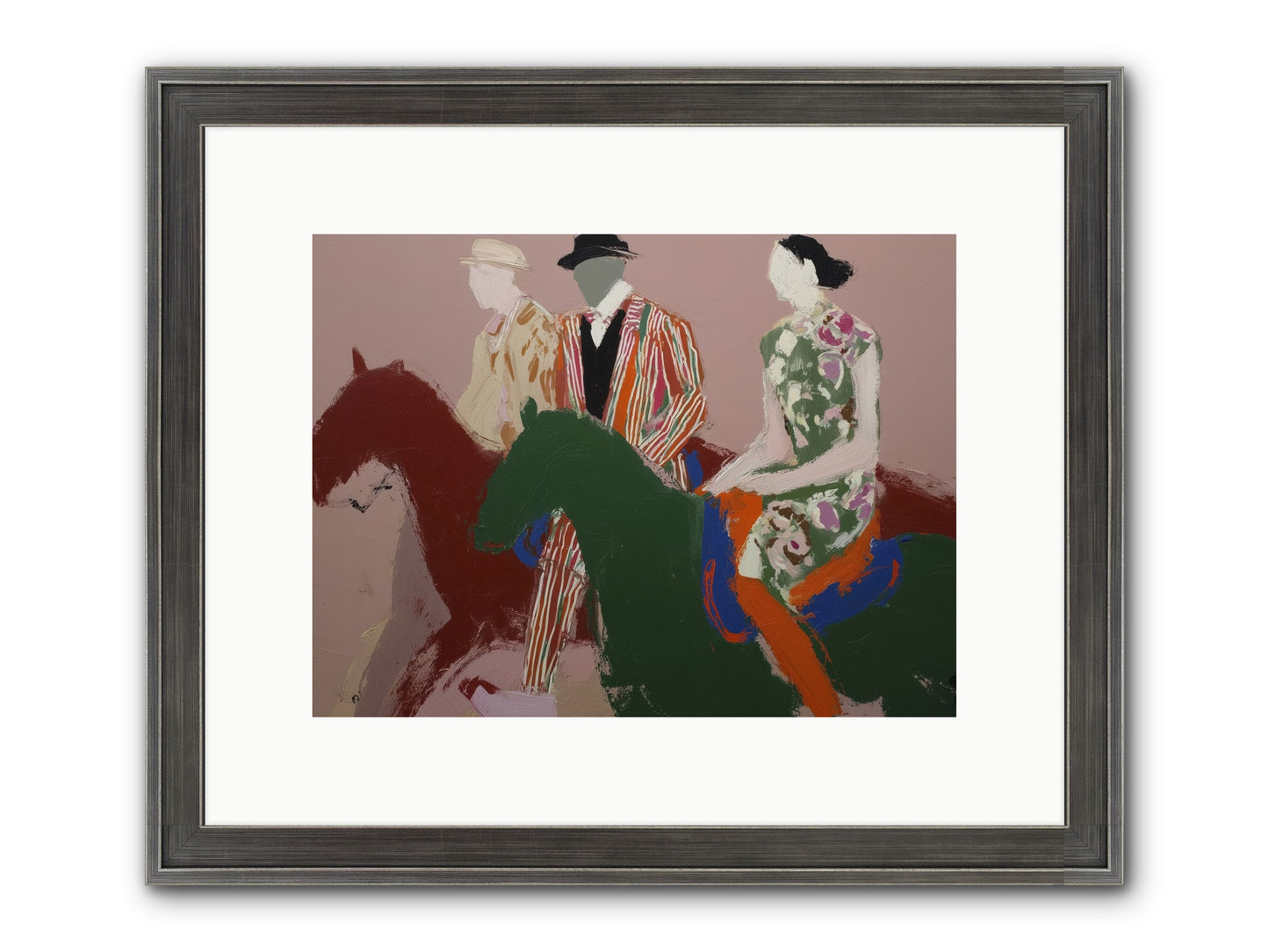 Glassvine Lament Framed Print - Slimwoods Black/Silver 12x9