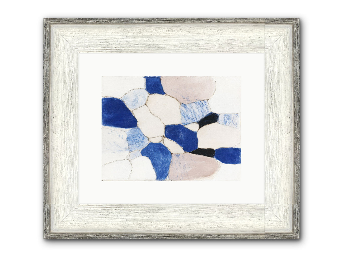 Glimmer Framed Print - Driftwood White 12x9