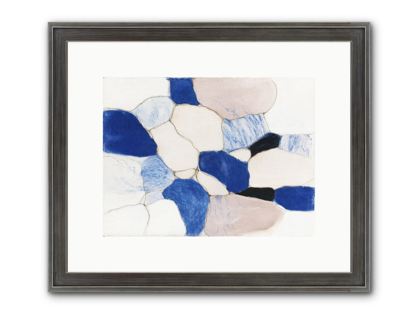 Glimmer Framed Print - Slimwoods Black/Silver 12x9