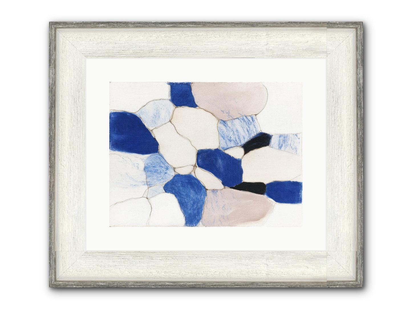 Glimmer Framed Print - Driftwood White 16x12