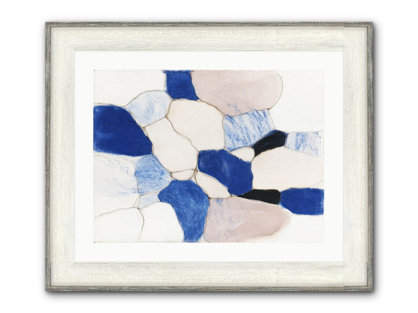 Glimmer Framed Print - Driftwood White 24x18
