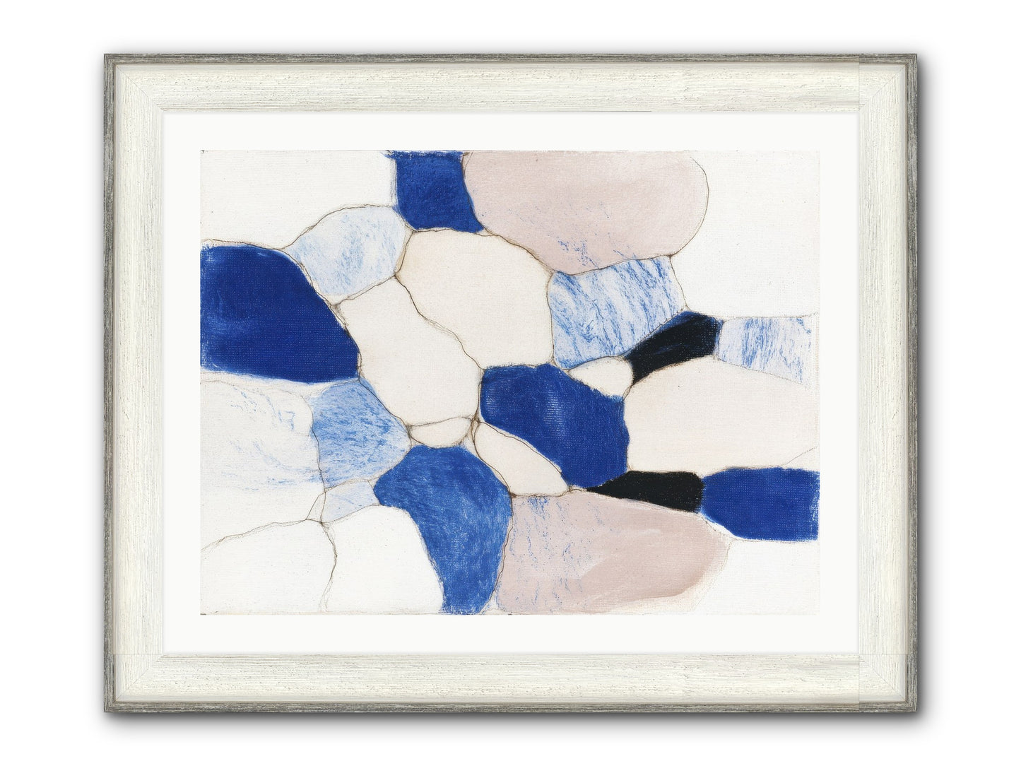 Glimmer Framed Print - Driftwood White 32x24
