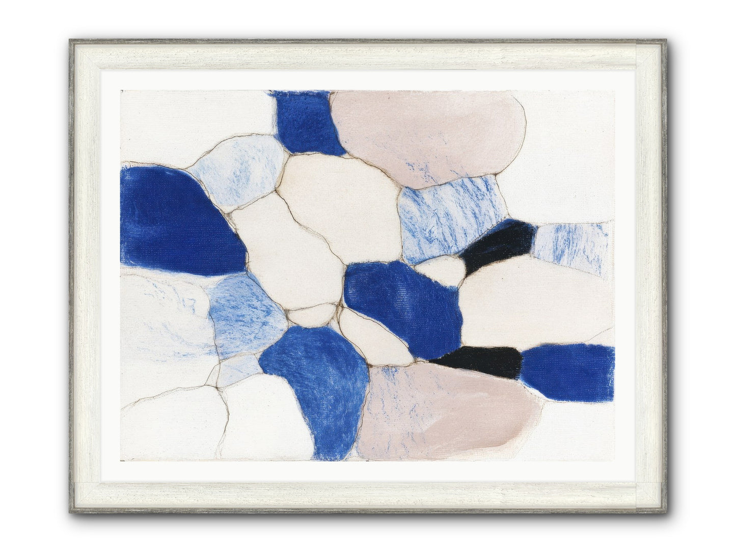 Glimmer Framed Print - Driftwood White 48x36