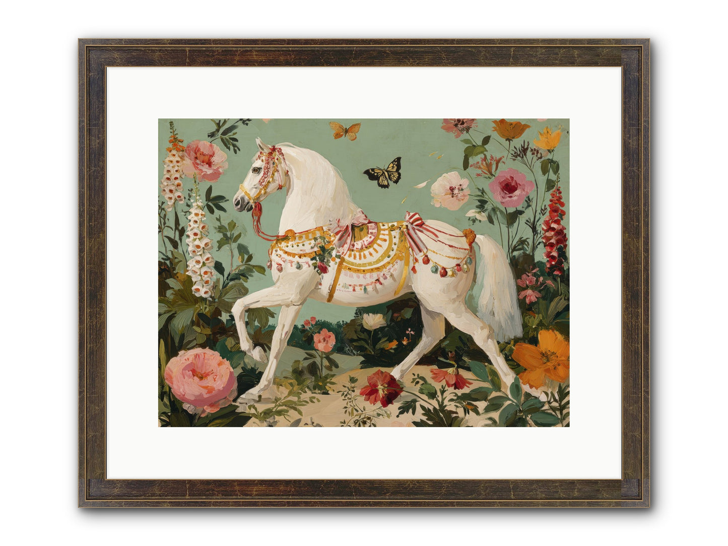 Glimmers In The Quiet Grove Framed Print - Slimwoods Black/Gold 16x12