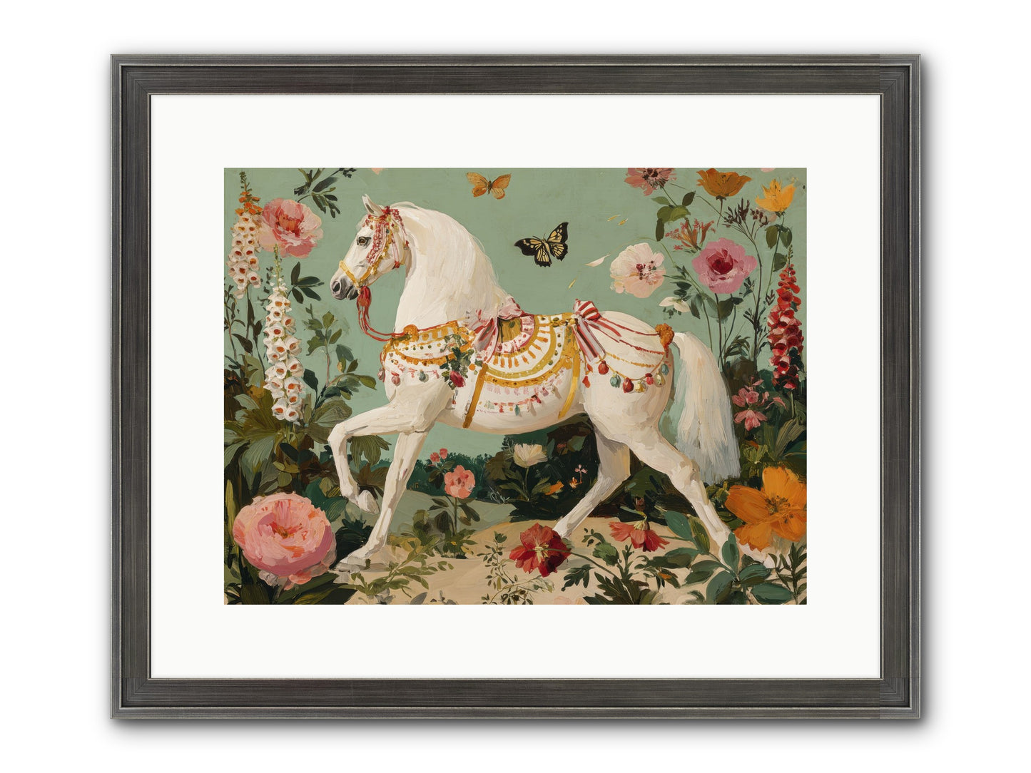 Glimmers In The Quiet Grove Framed Print - Slimwoods Black/Silver 16x12