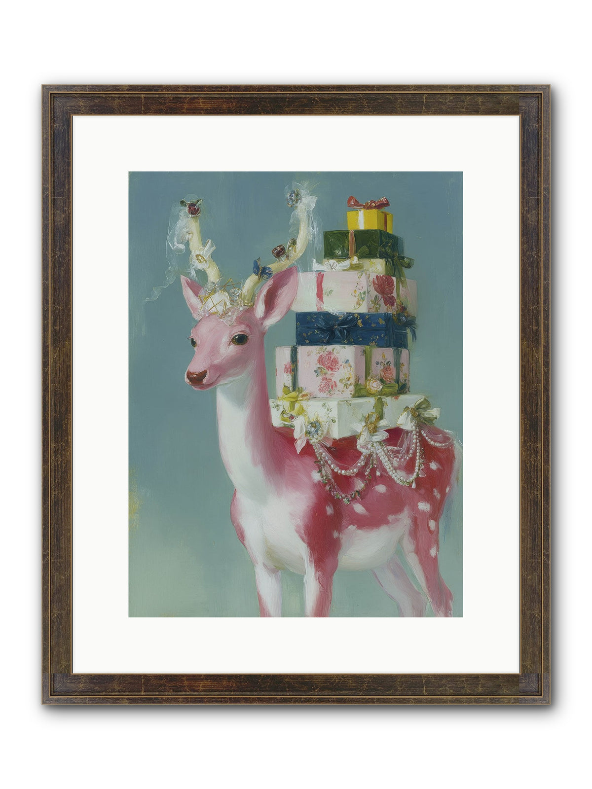 Glittering Wishes Framed Print - Slimwoods Black/Gold 12x16