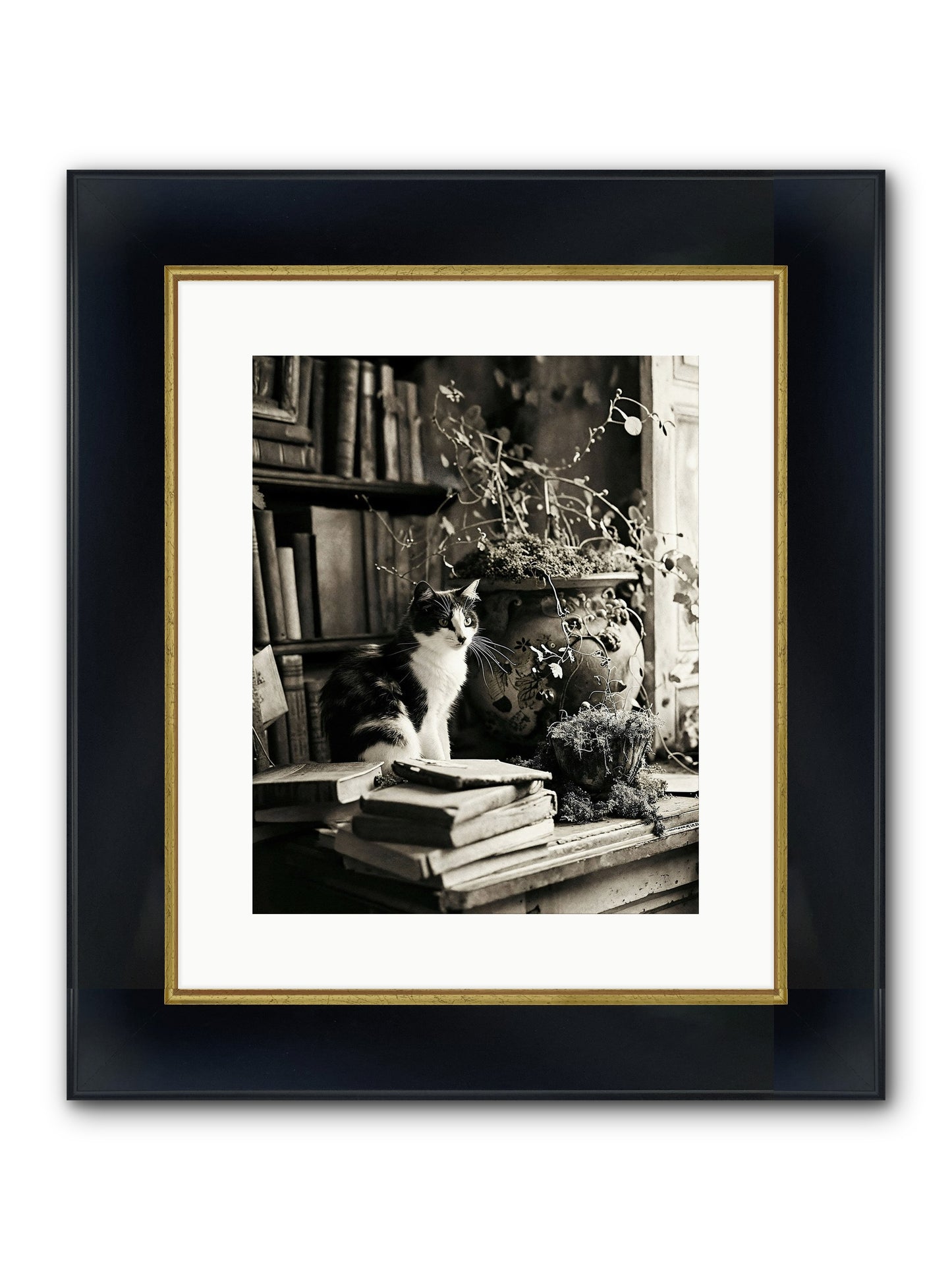 God Save The Queen Framed Print - Wide Black w/Gold 12x15