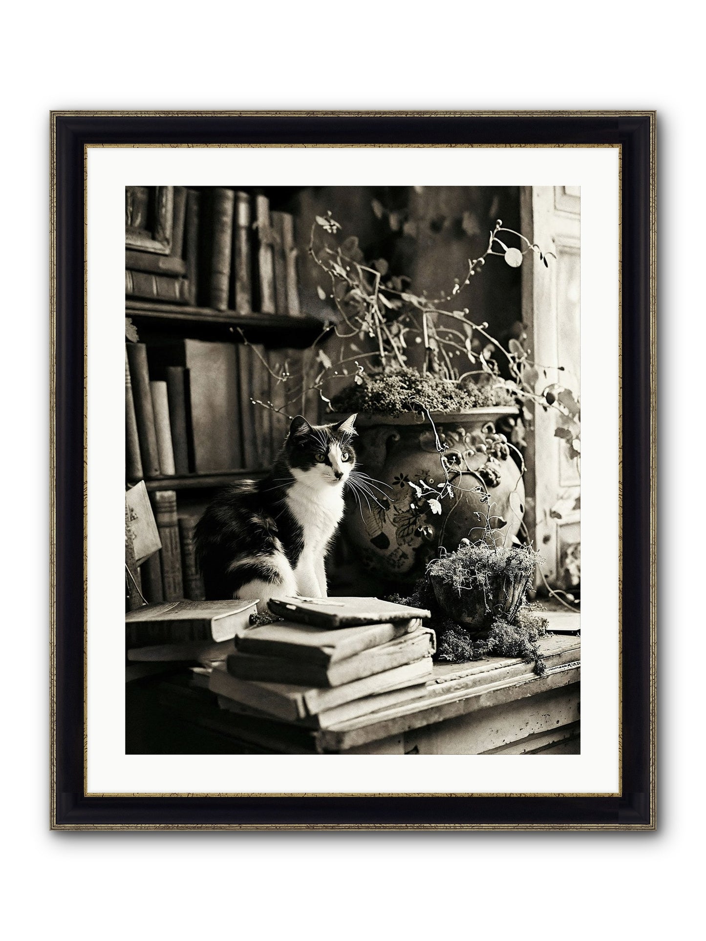 God Save The Queen Framed Print - Black & Gold 24x30