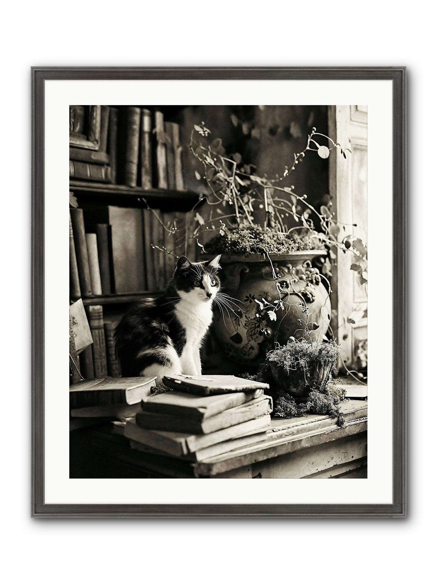 God Save The Queen Framed Print - Slimwoods Black/Silver 24x30