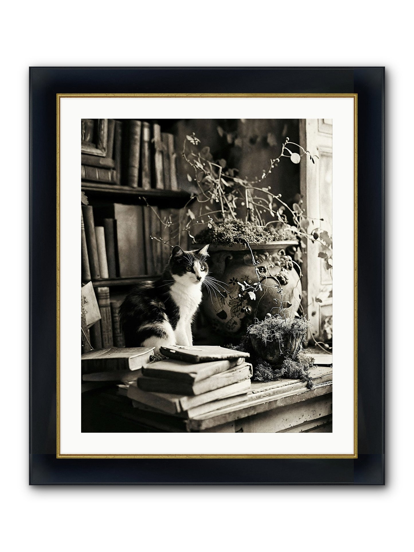 God Save The Queen Framed Print - Wide Black w/Gold 24x30