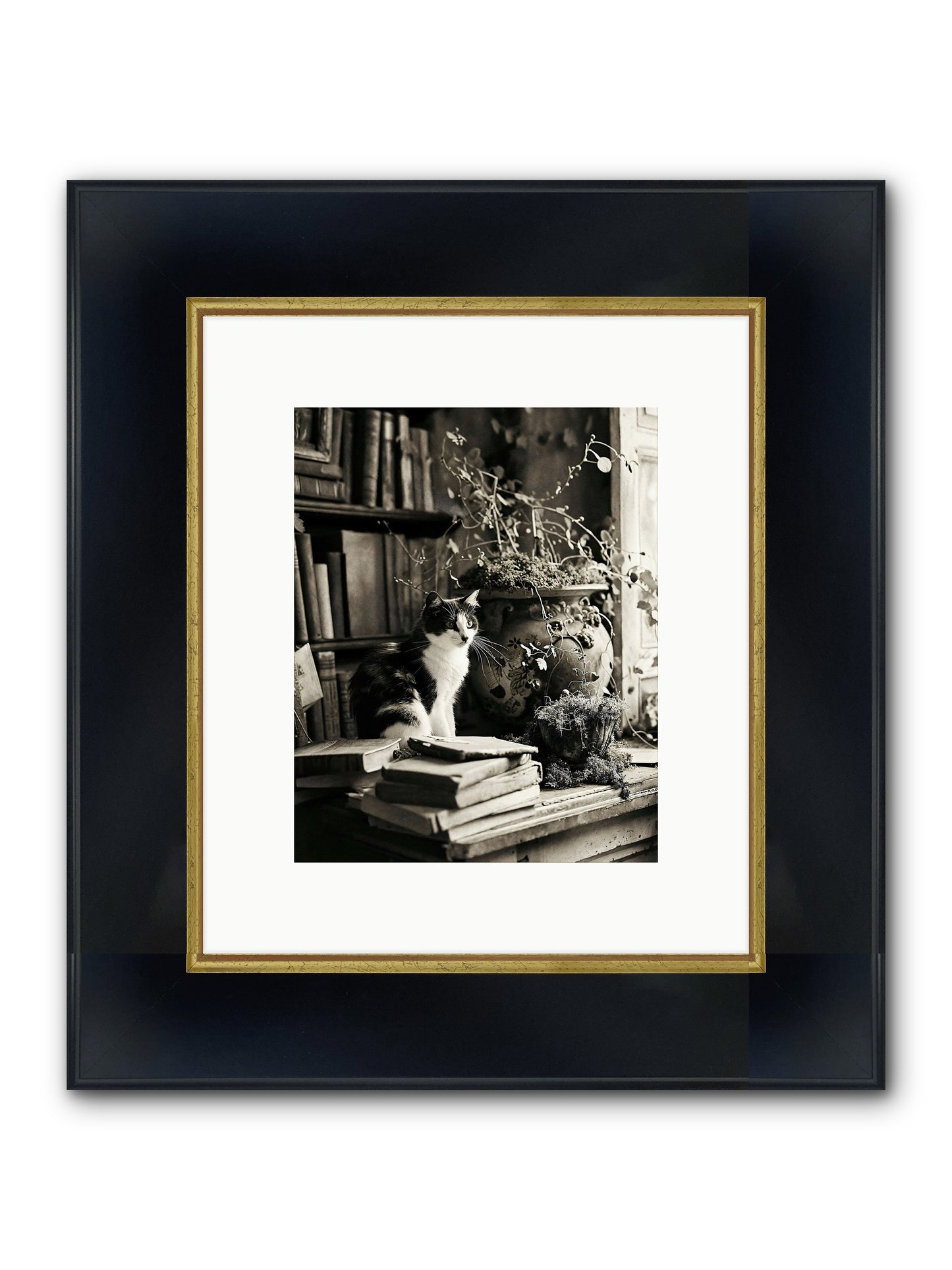 God Save The Queen Framed Print - Wide Black w/Gold 8x10