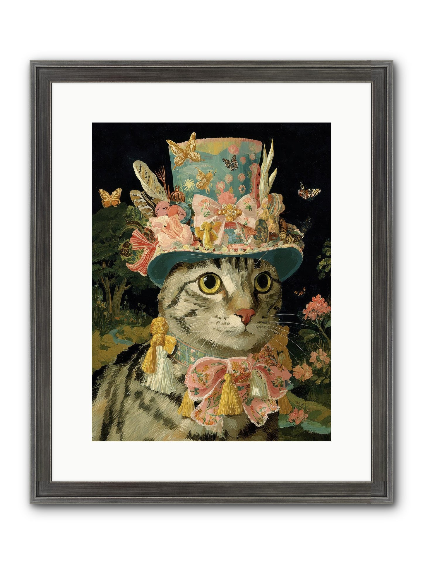 Golden Chapter No.1 Framed Print - Slimwoods Black/Silver 12x16